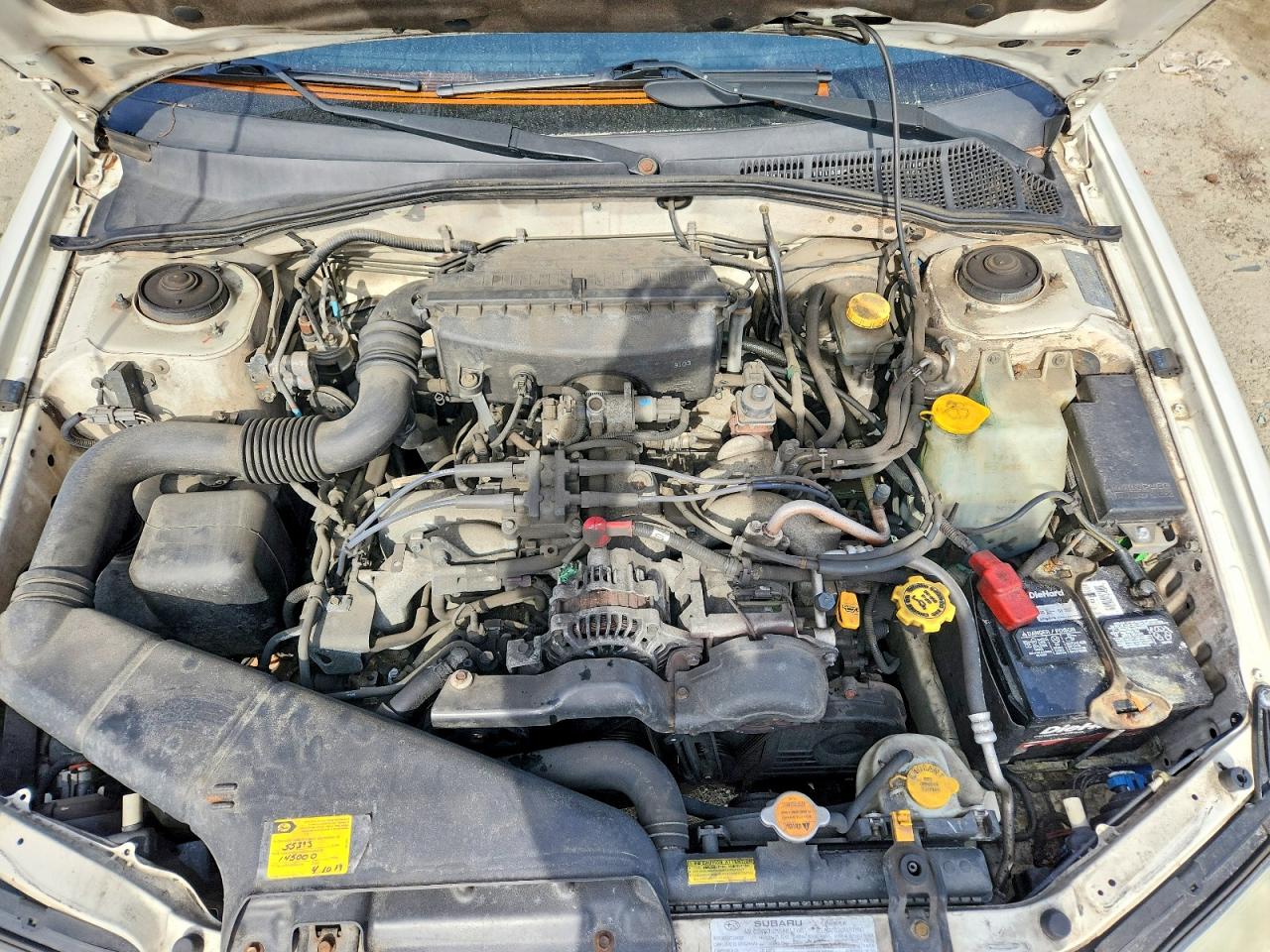2003 Subaru Legacy L Белый vin: 4S3BE635837211236
