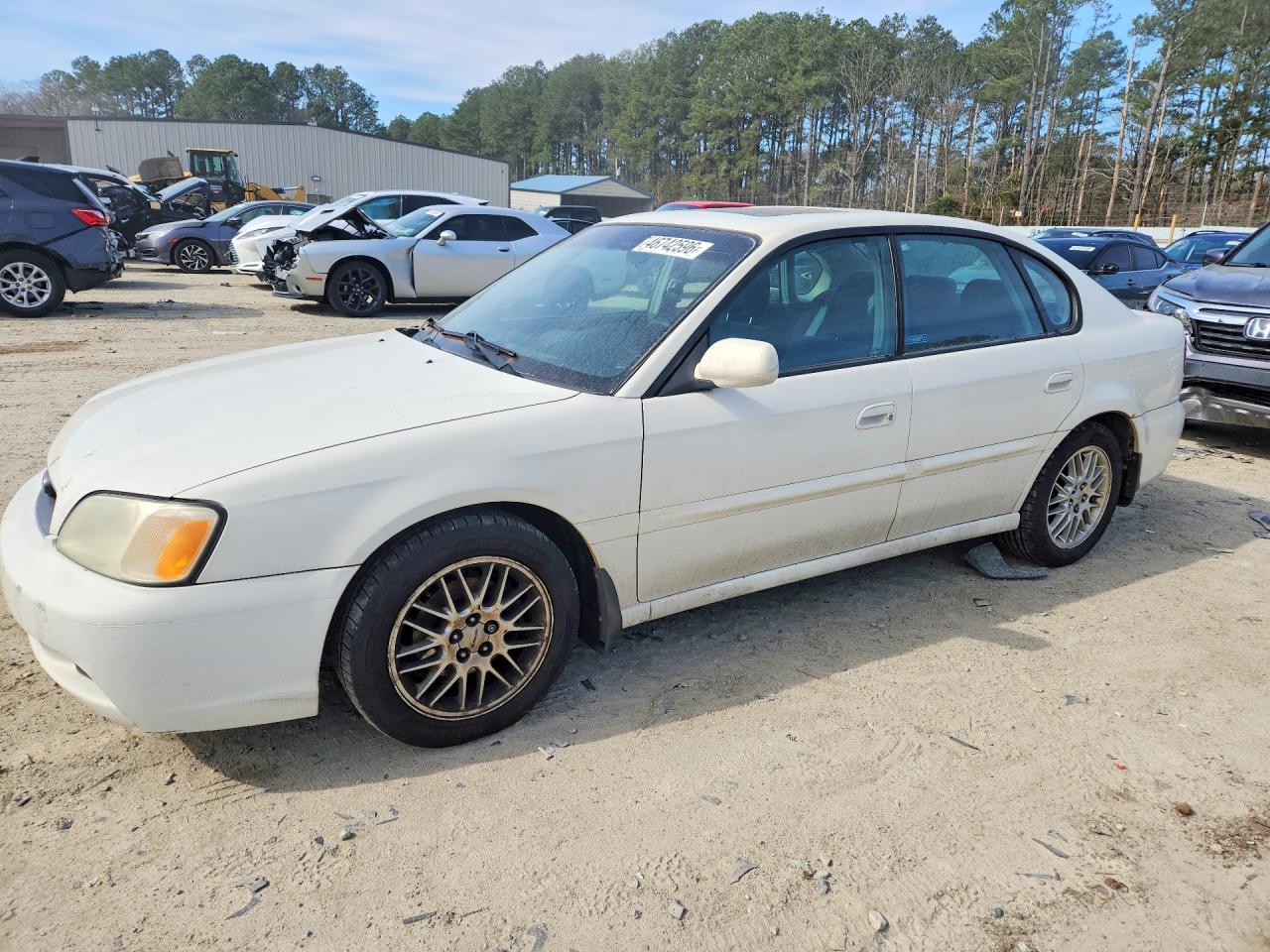2003 Subaru Legacy L Белый vin: 4S3BE635837211236
