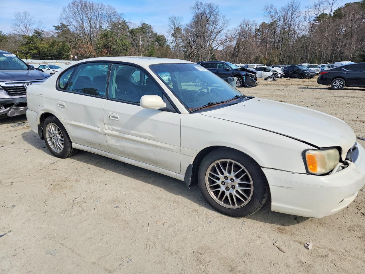 2003 Subaru Legacy L Белый vin: 4S3BE635837211236