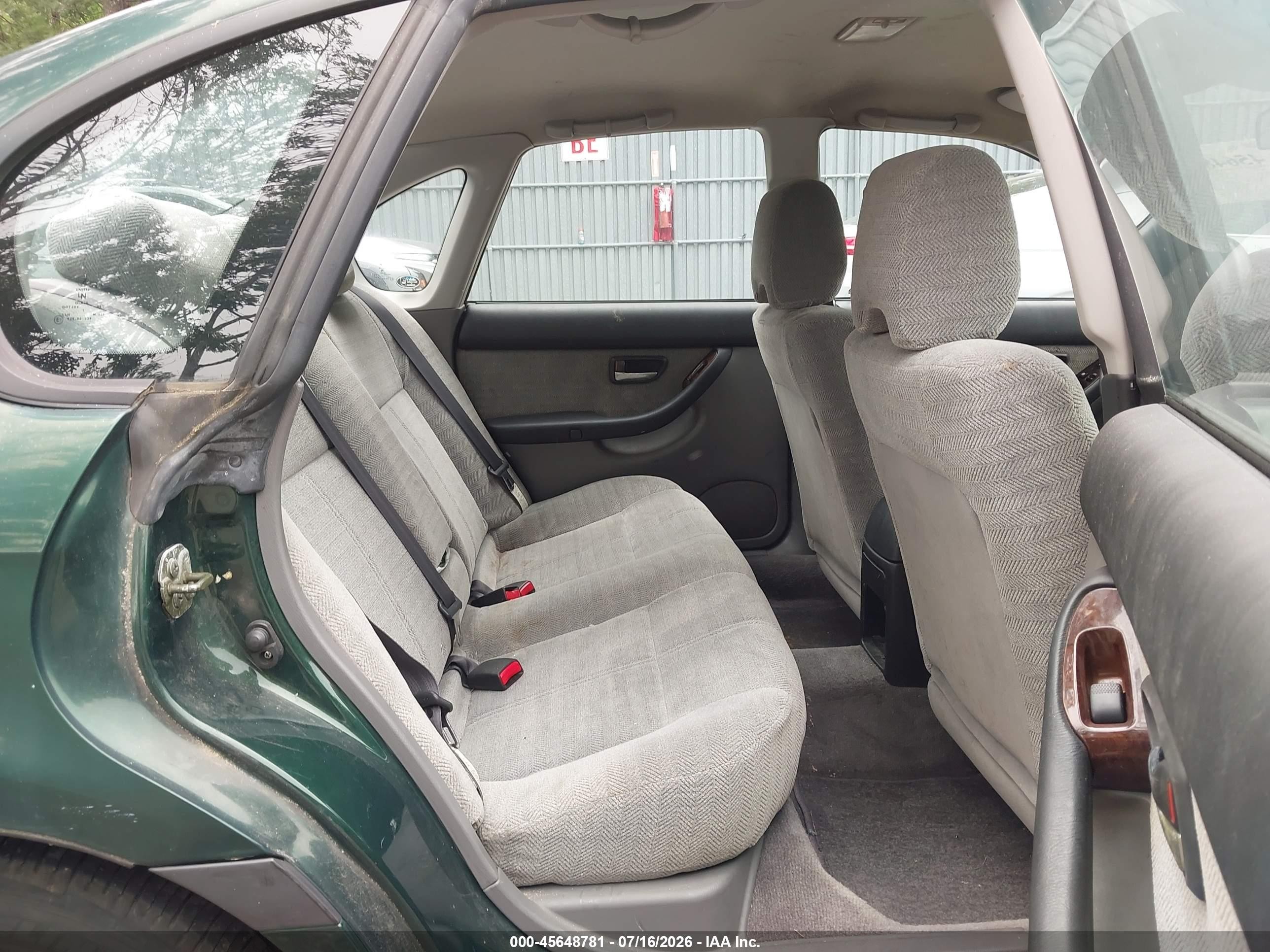 2002 Subaru Legacy L Green vin: 4S3BE635927204407