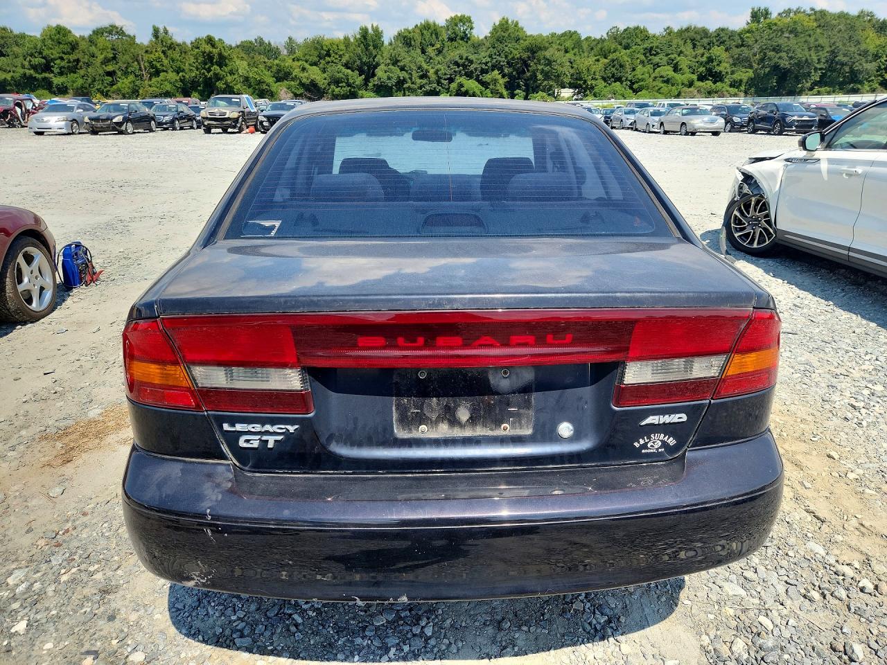 2000 Subaru Legacy Gt Black vin: 4S3BE6450Y7204593