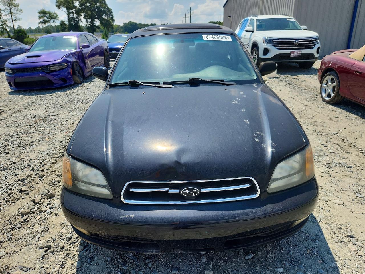 2000 Subaru Legacy Gt Black vin: 4S3BE6450Y7204593