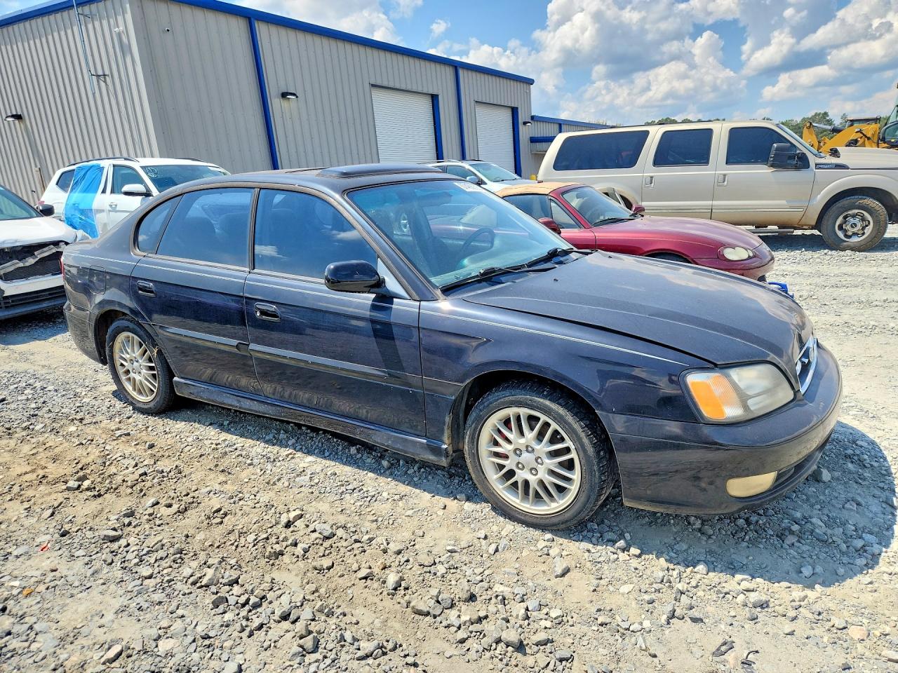 2000 Subaru Legacy Gt Black vin: 4S3BE6450Y7204593