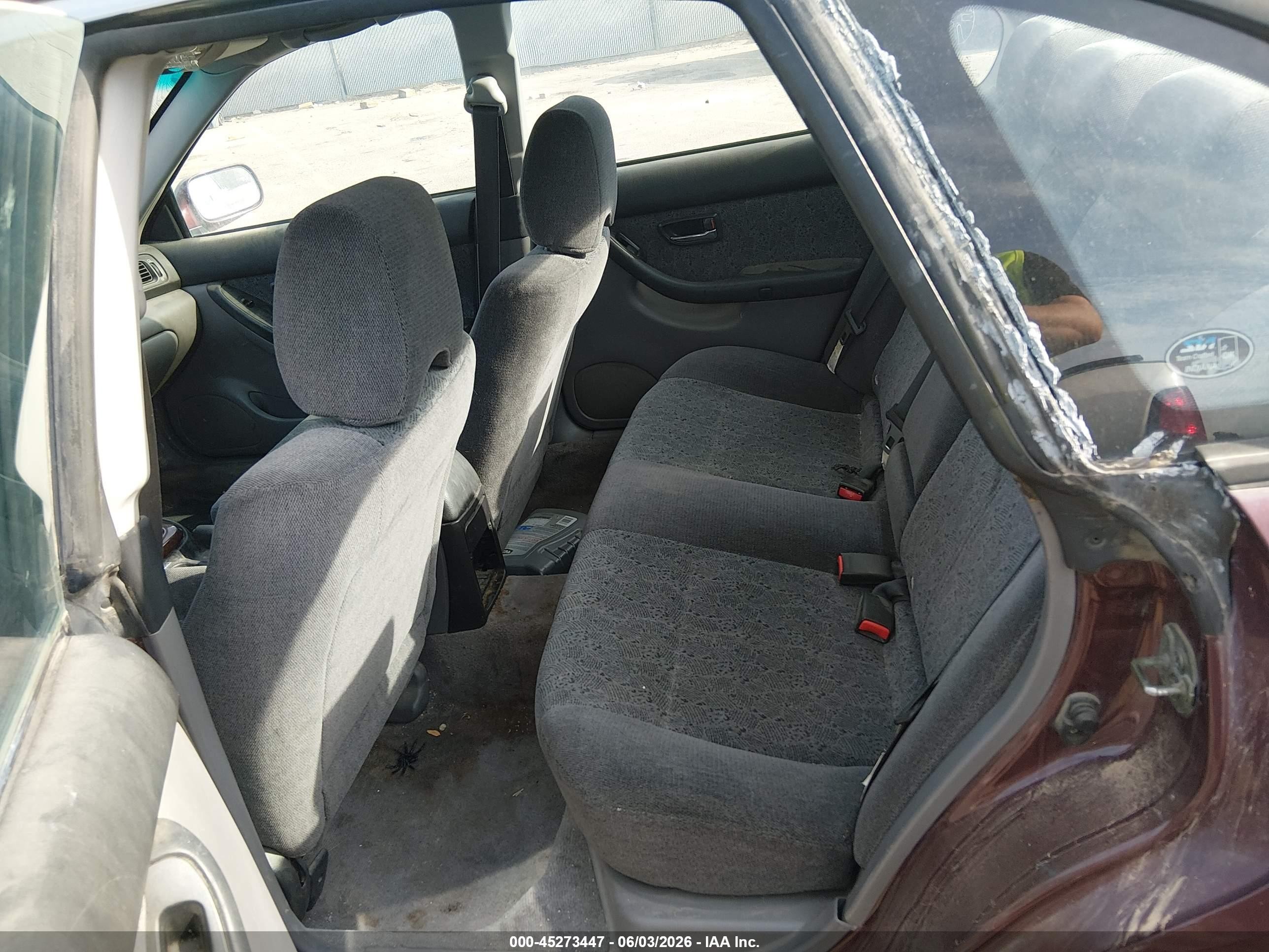 2001 Subaru Legacy Gt Maroon vin: 4S3BE645617203132