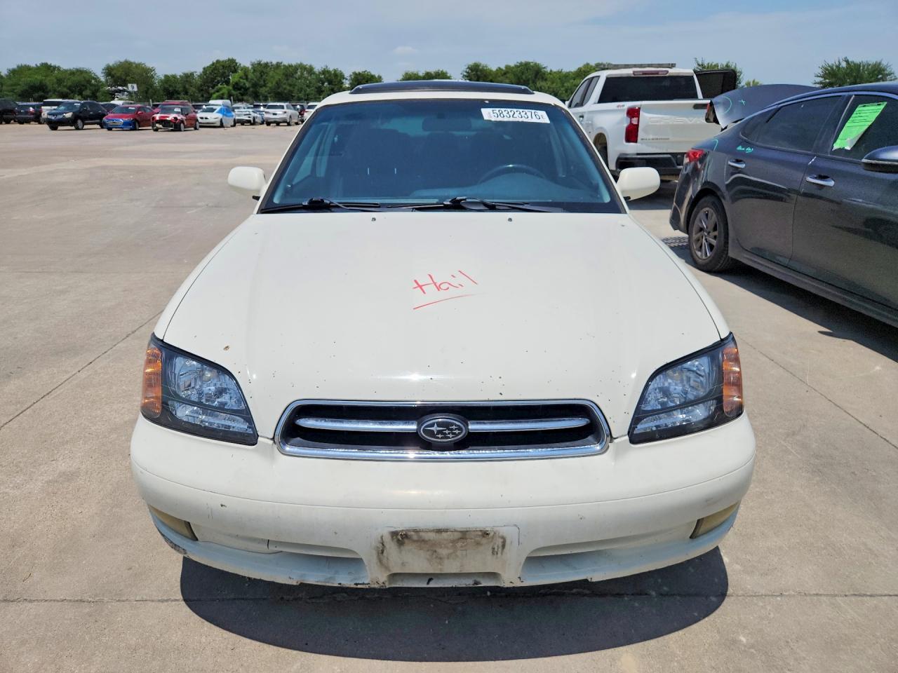 2000 Subaru Legacy Gt White vin: 4S3BE645XY6210195