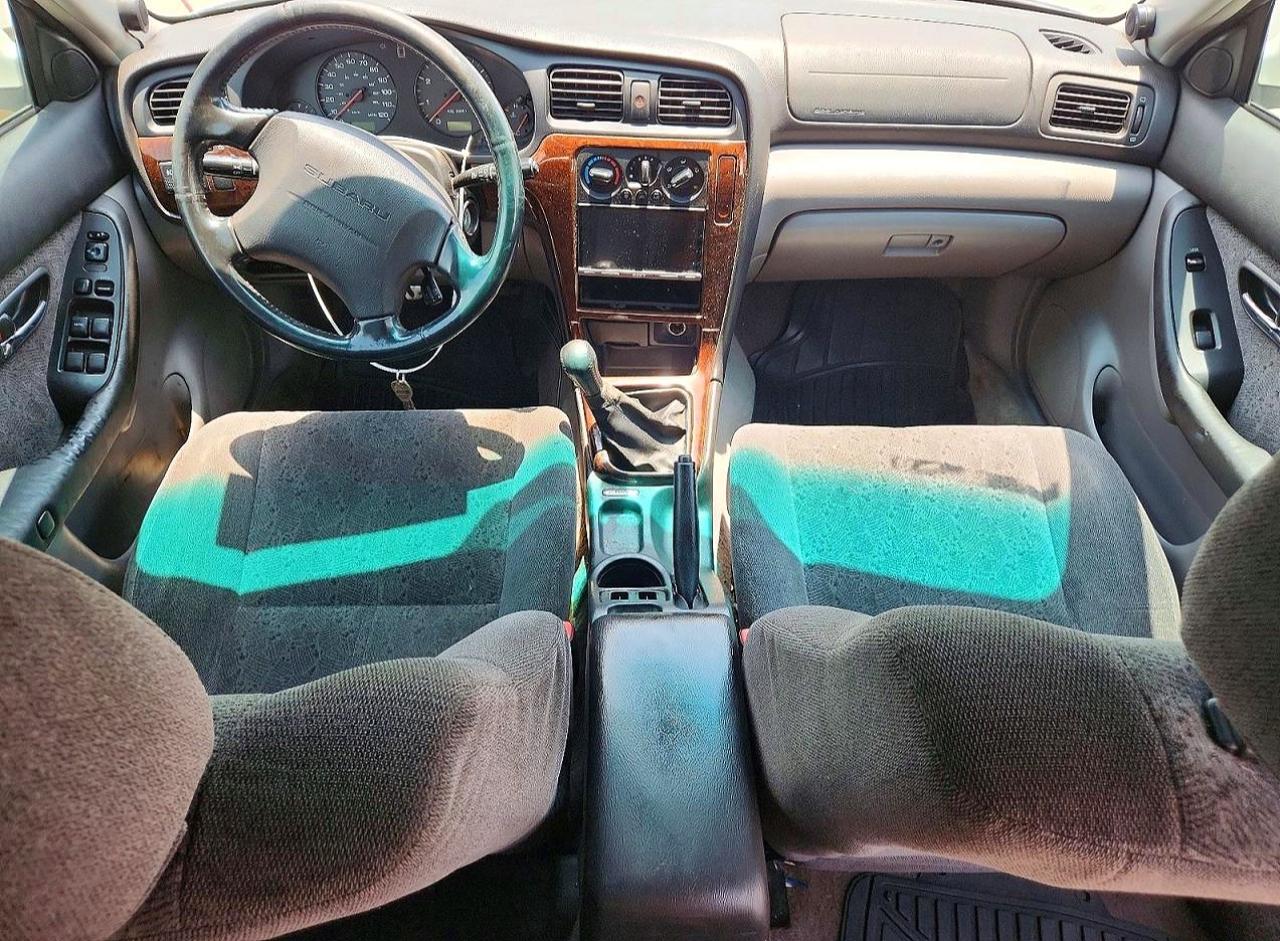 2000 Subaru Legacy Gt White vin: 4S3BE645XY6210195