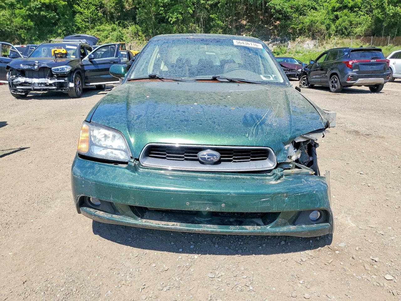 2003 Subaru Legacy Gt Green vin: 4S3BE646235202115