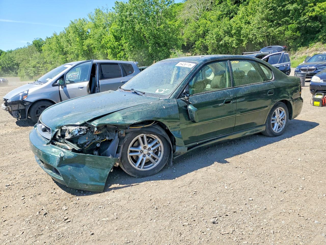 2003 Subaru Legacy Gt Green vin: 4S3BE646235202115