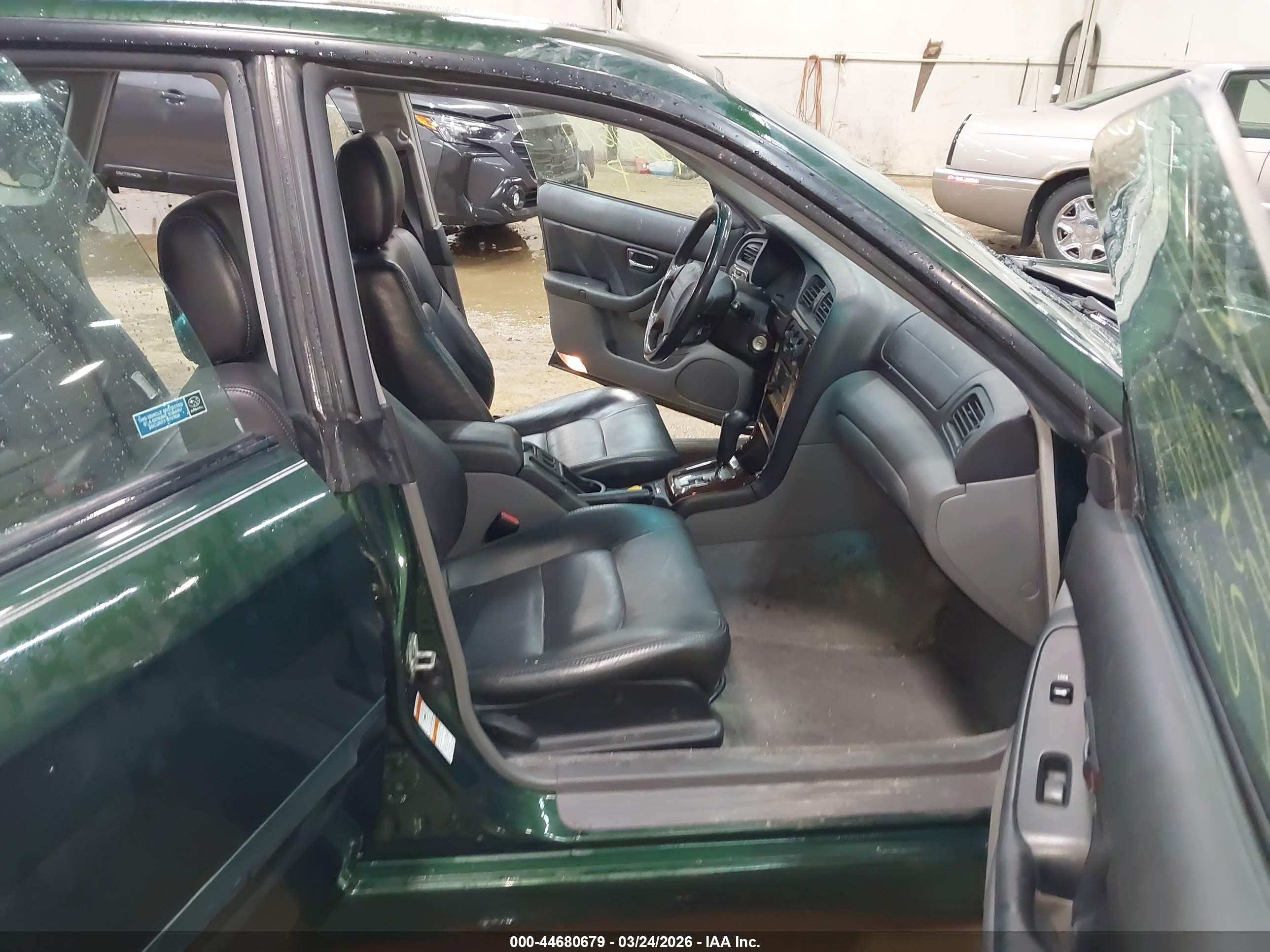 2000 Subaru Legacy Gt Limited Green vin: 4S3BE6569Y7202767