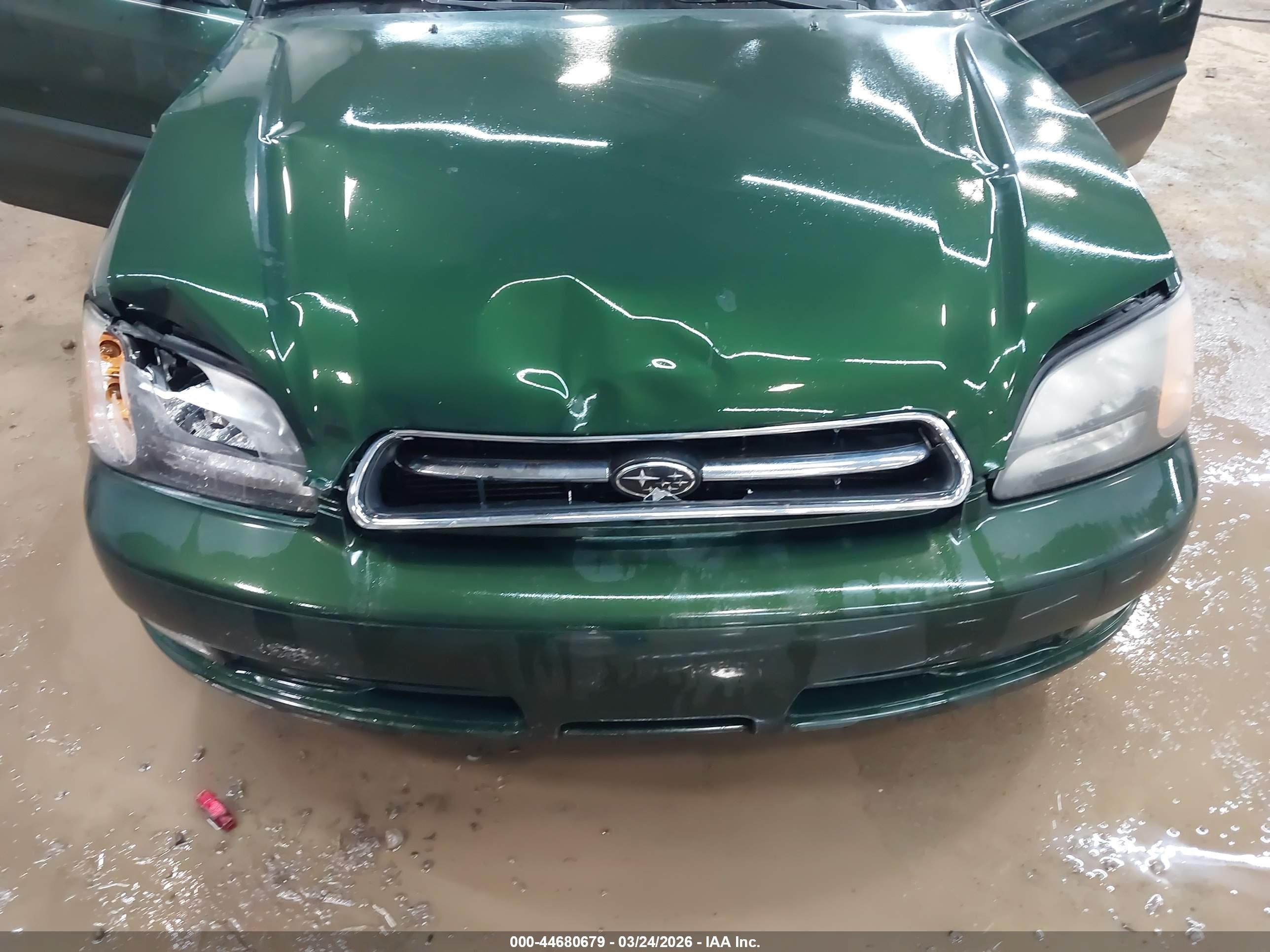 2000 Subaru Legacy Gt Limited Green vin: 4S3BE6569Y7202767