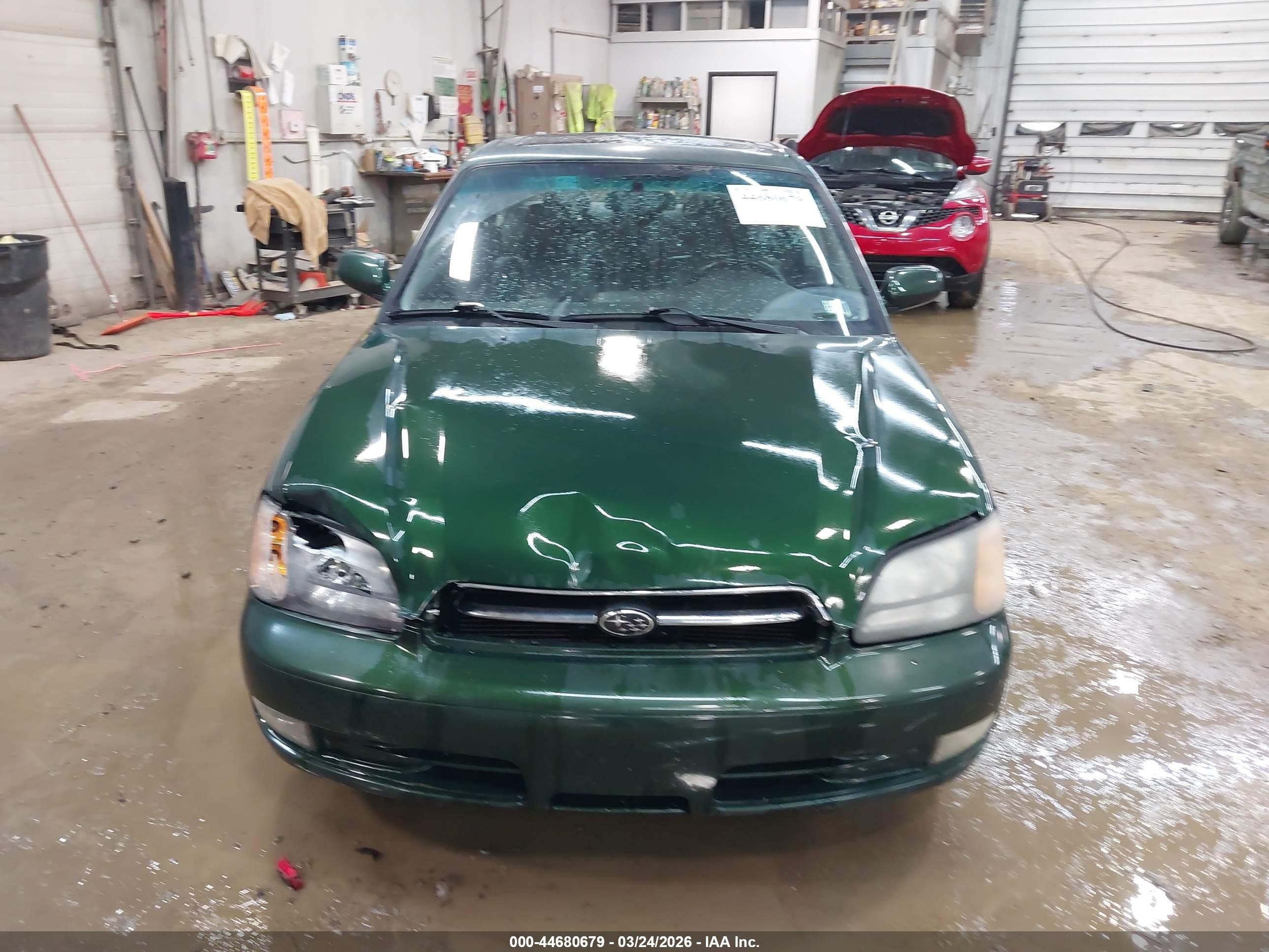 2000 Subaru Legacy Gt Limited Green vin: 4S3BE6569Y7202767