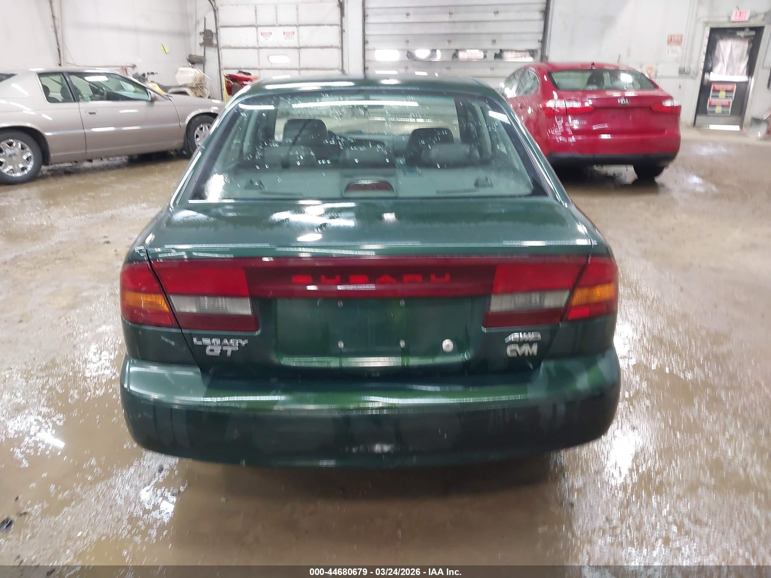2000 Subaru Legacy Gt Limited Green vin: 4S3BE6569Y7202767