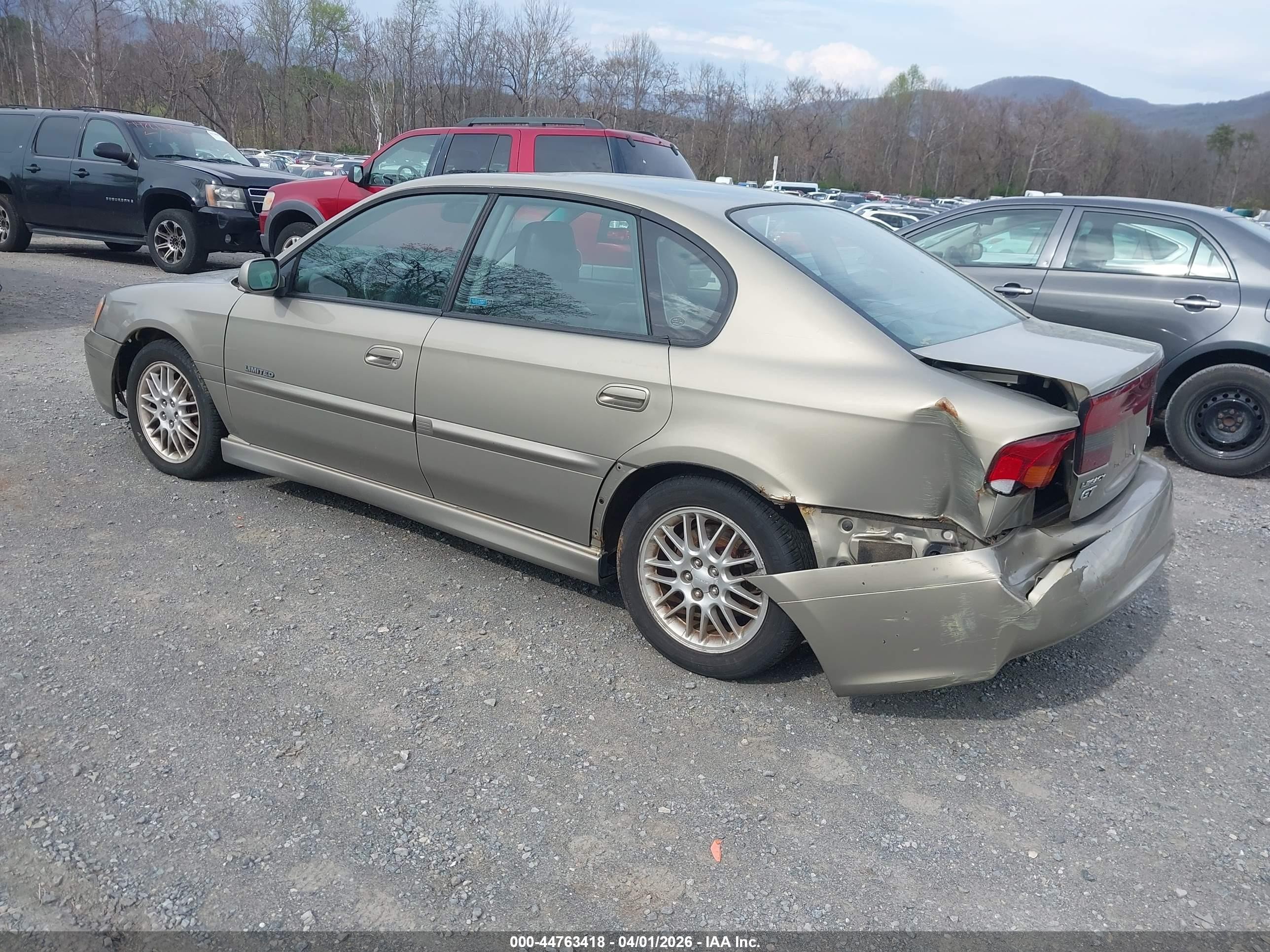 2000 Subaru Legacy Gt Limited Gold vin: 4S3BE656XY7206066