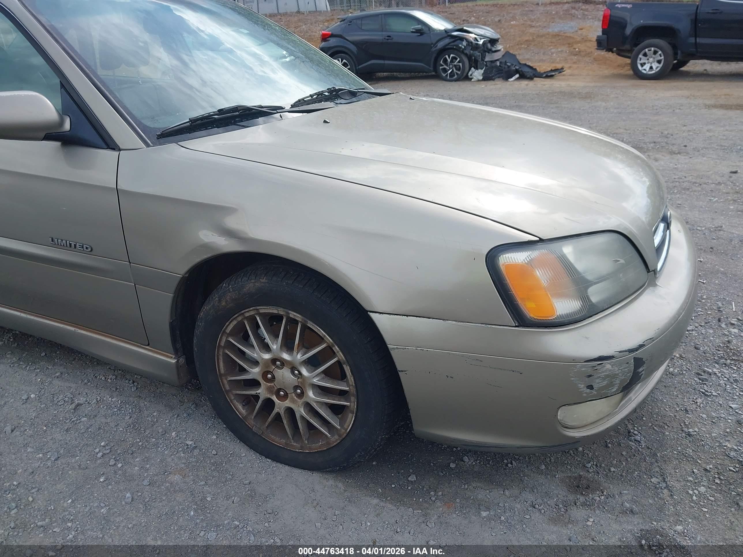 2000 Subaru Legacy Gt Limited Gold vin: 4S3BE656XY7206066