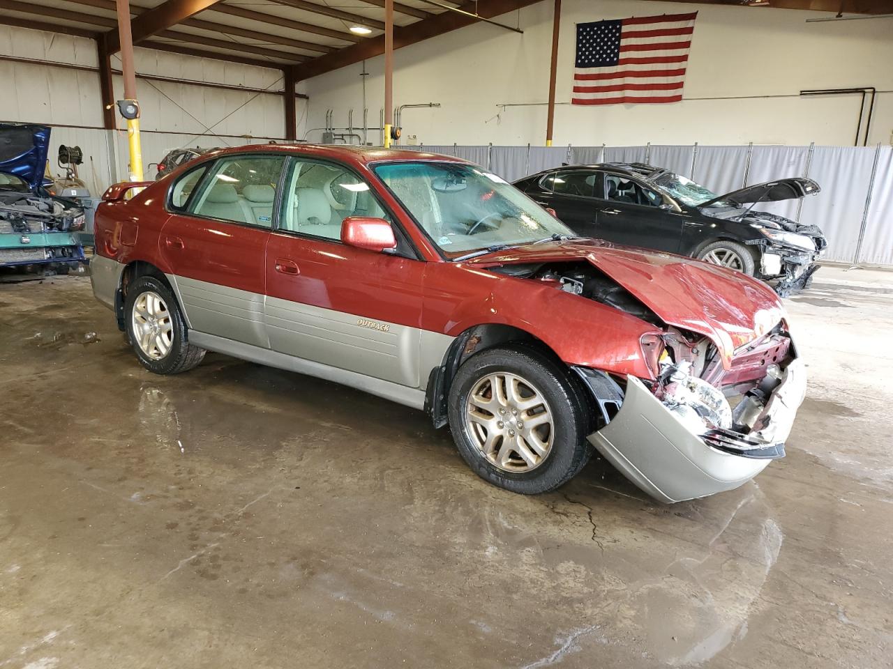 2002 Subaru Legacy Outback Limited Maroon vin: 4S3BE686127211210