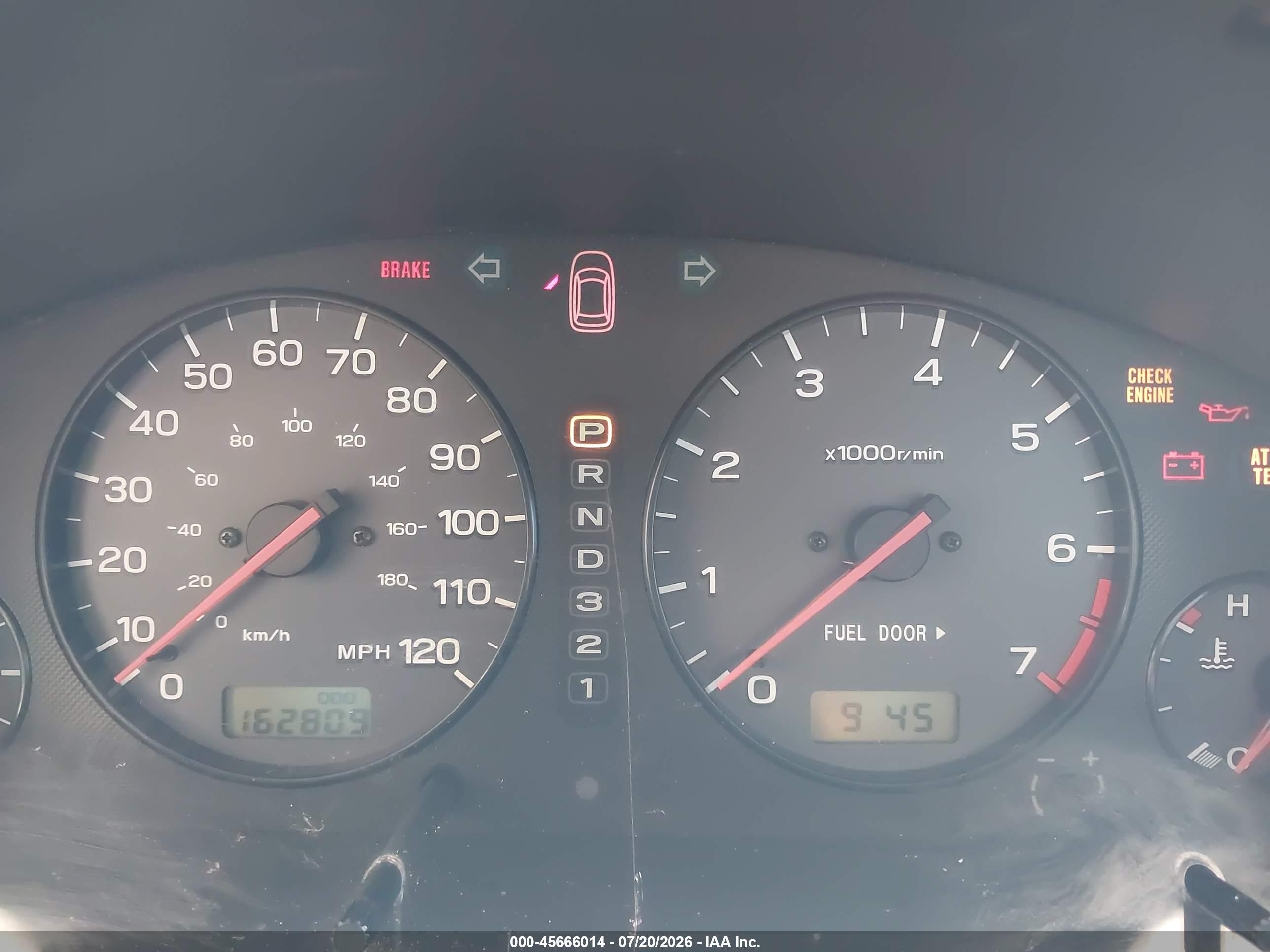 2000 Subaru Outback Limited Burgundy vin: 4S3BE6868Y7211150