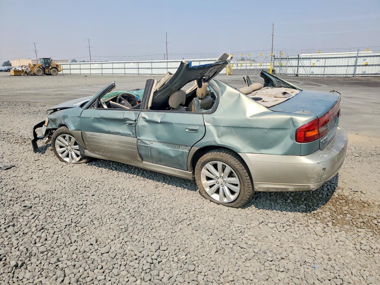 2004 Subaru Legacy Outback 3.0 H6 Green vin: 4S3BE896147202892