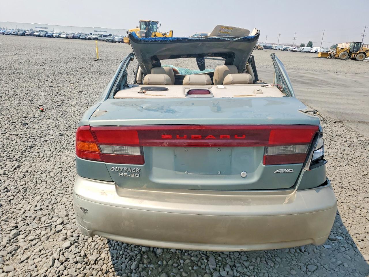 2004 Subaru Legacy Outback 3.0 H6 Green vin: 4S3BE896147202892
