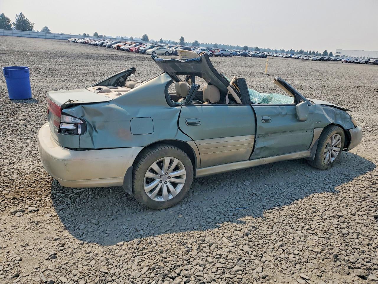 2004 Subaru Legacy Outback 3.0 H6 Green vin: 4S3BE896147202892