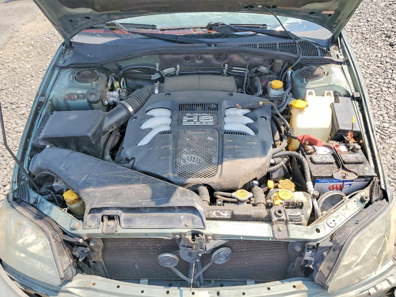 2004 Subaru Legacy Outback 3.0 H6 Green vin: 4S3BE896147202892