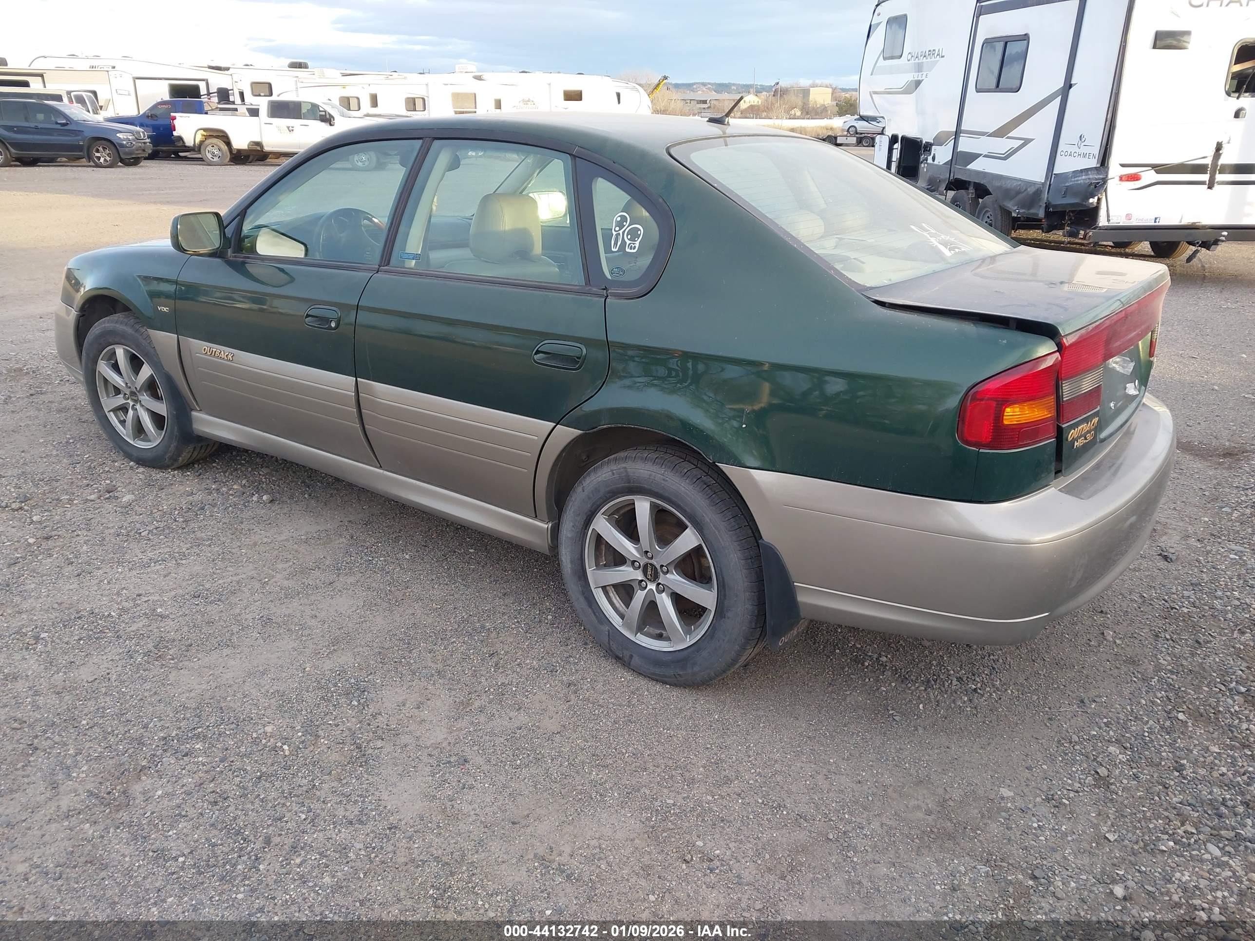 2003 Subaru Outback H6-3.0/h6-3.0 Vdc Green vin: 4S3BE896237200289