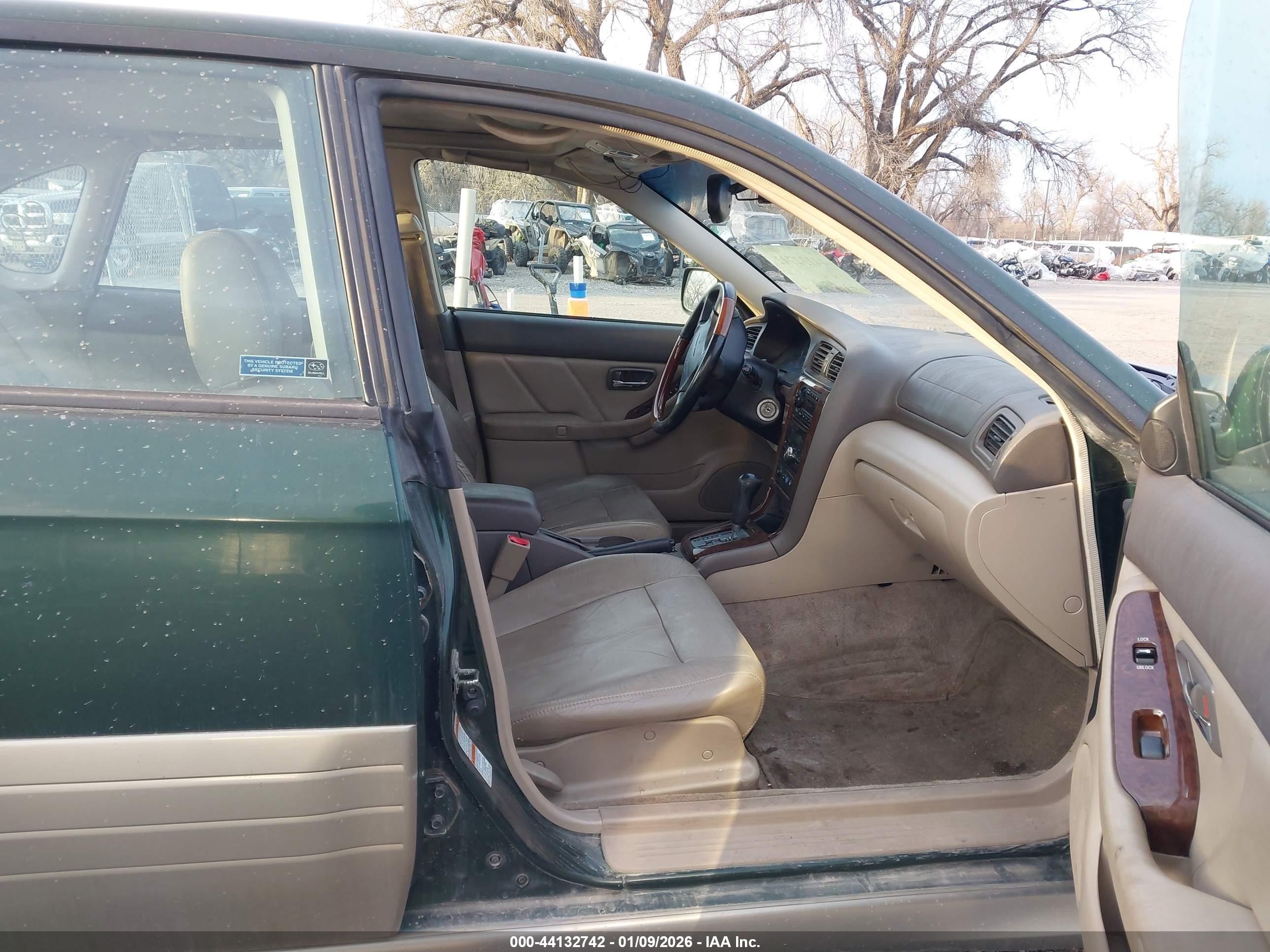2003 Subaru Outback H6-3.0/h6-3.0 Vdc Green vin: 4S3BE896237200289
