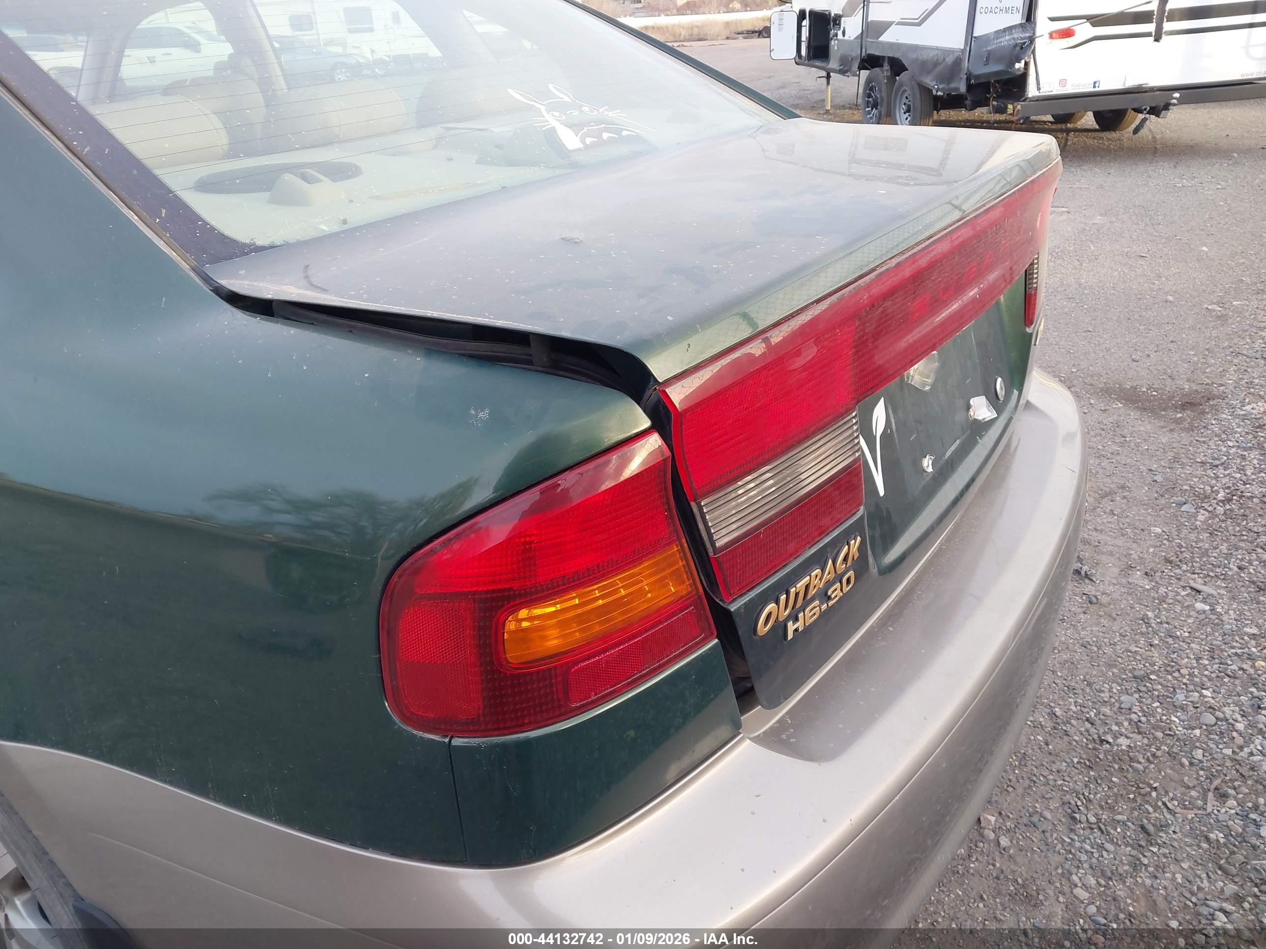 2003 Subaru Outback H6-3.0/h6-3.0 Vdc Green vin: 4S3BE896237200289