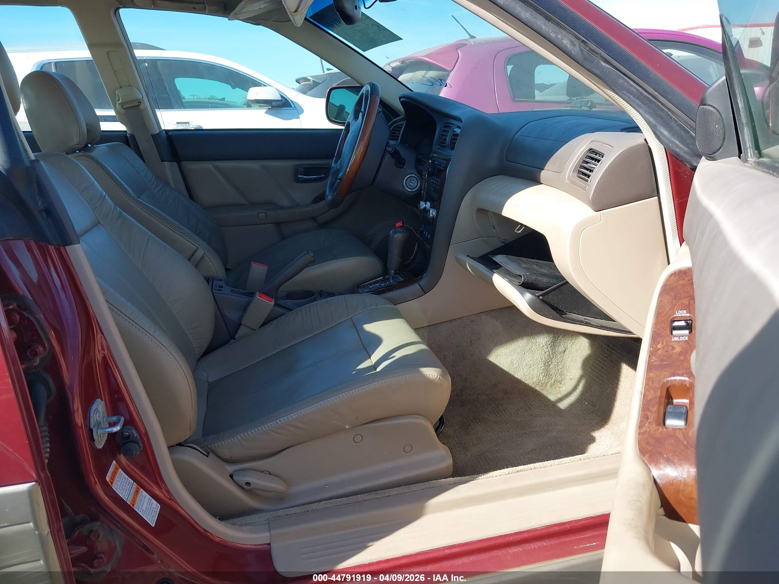 2004 Subaru Outback H6-3.0/h6-3.0 Vdc Red vin: 4S3BE896547203124