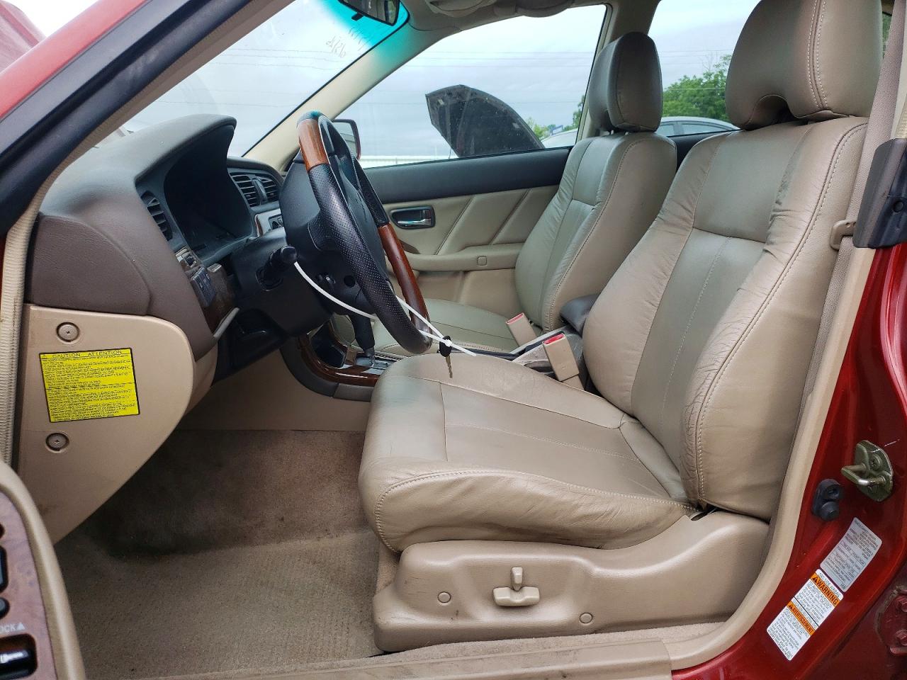 2003 Subaru Legacy Outback 3.0 H6 Maroon vin: 4S3BE896737209862