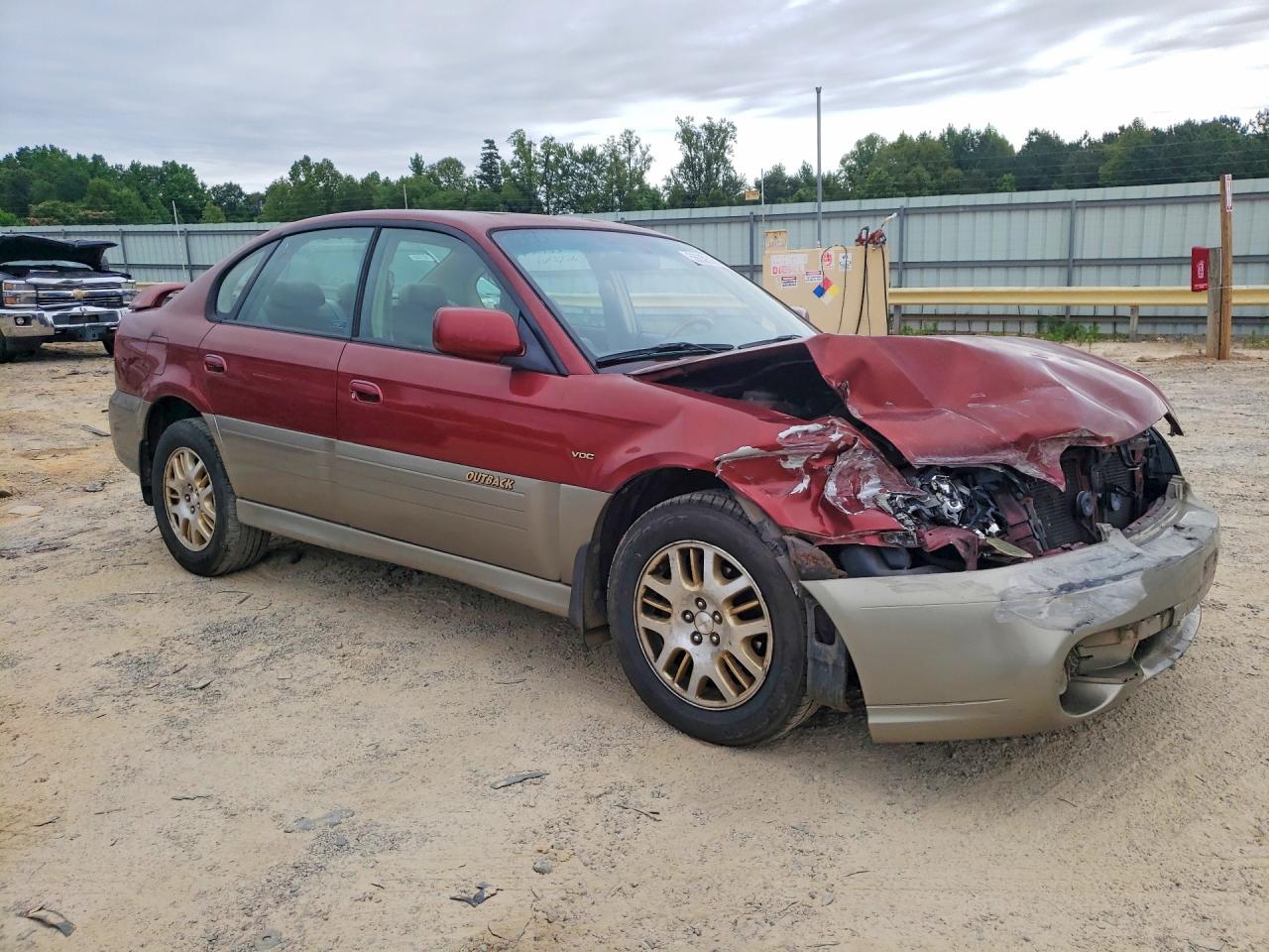 2003 Subaru Legacy Outback 3.0 H6 Maroon vin: 4S3BE896737209862