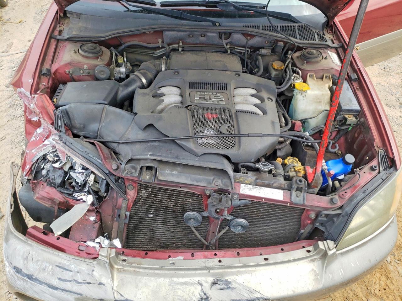 2003 Subaru Legacy Outback 3.0 H6 Maroon vin: 4S3BE896737209862