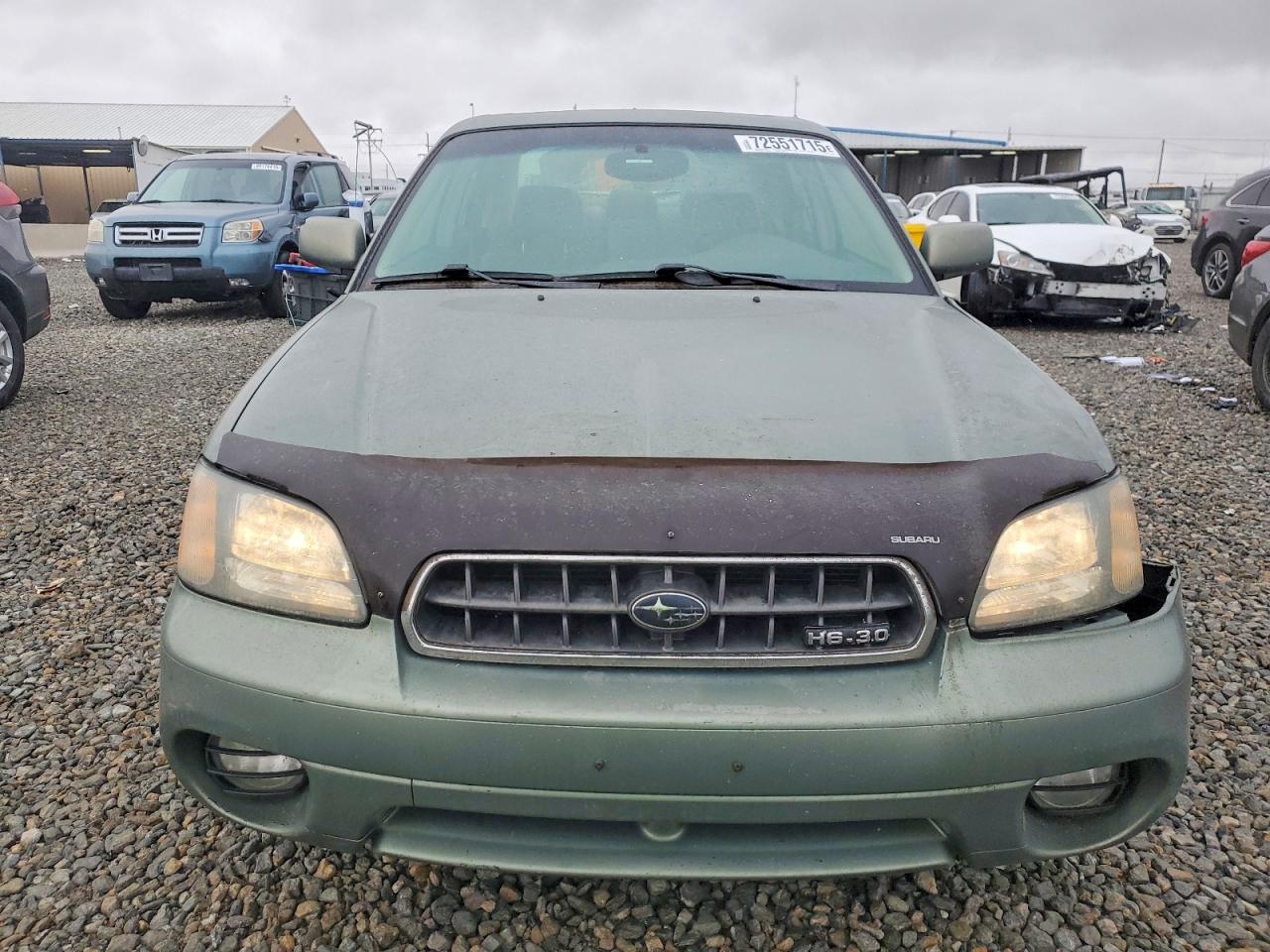 2004 Subaru Legacy Outback 3.0 H6 Green vin: 4S3BE896847205420