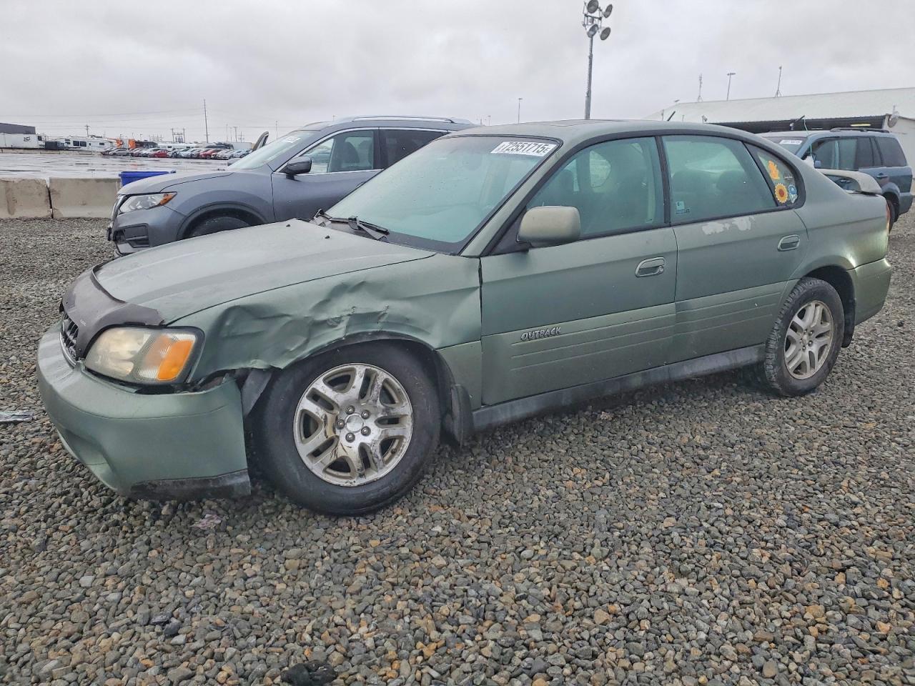 2004 Subaru Legacy Outback 3.0 H6 Green vin: 4S3BE896847205420