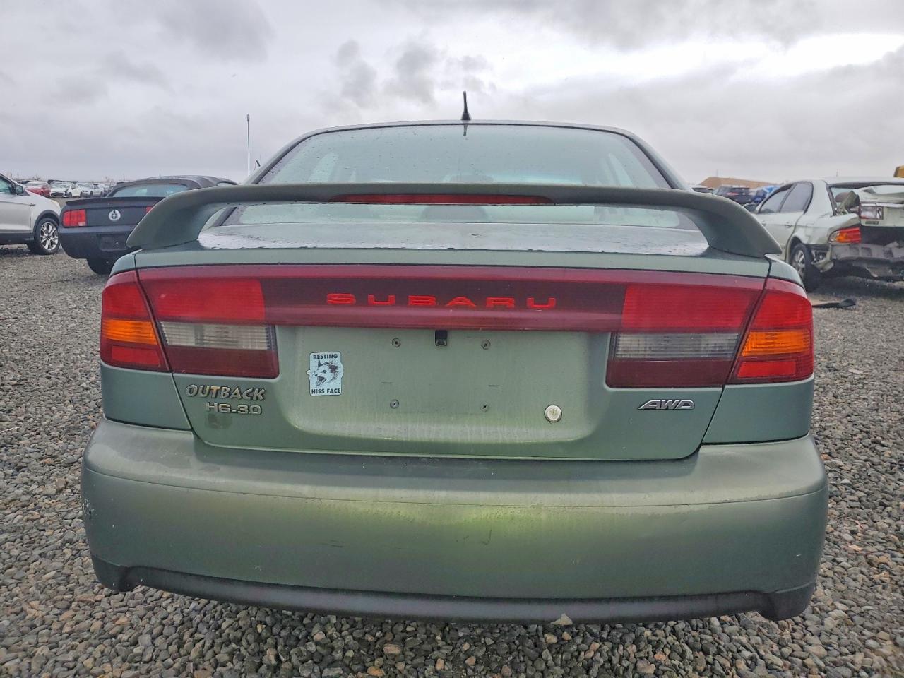 2004 Subaru Legacy Outback 3.0 H6 Green vin: 4S3BE896847205420