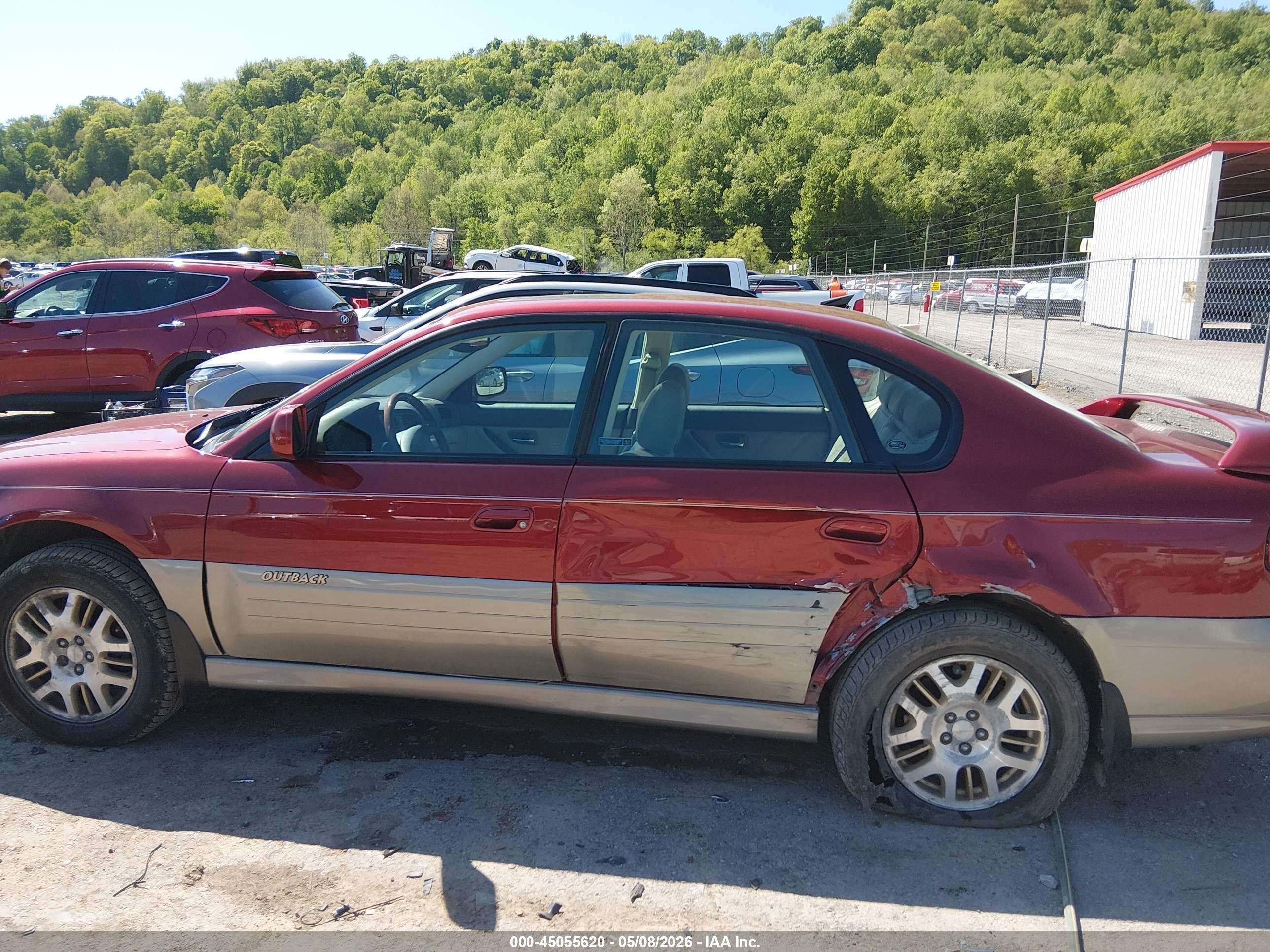 2002 Subaru Outback H6-3.0/h6-3.0 Vdc Red vin: 4S3BE896927202619