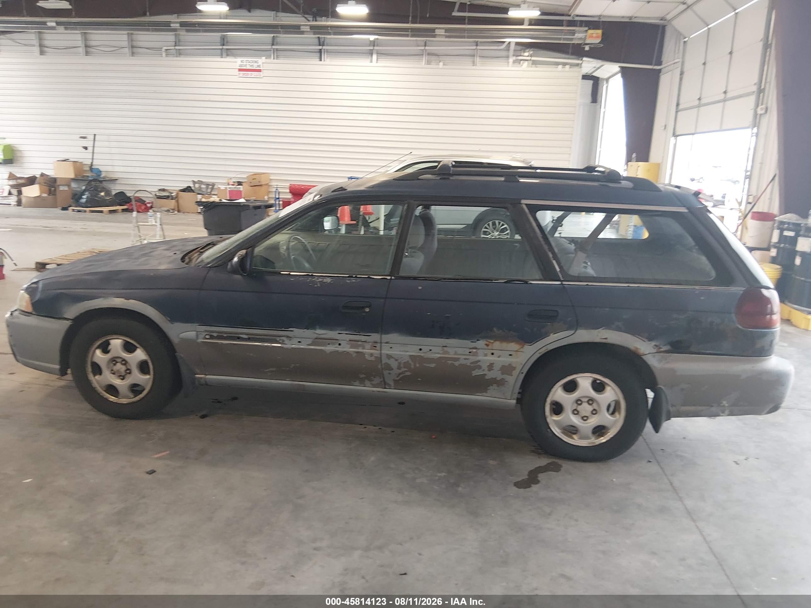 1996 Subaru Legacy Outback Blue vin: 4S3BG4850T6985316