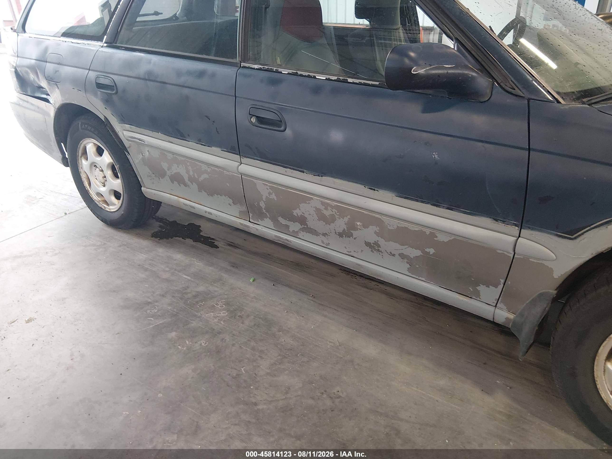 1996 Subaru Legacy Outback Blue vin: 4S3BG4850T6985316