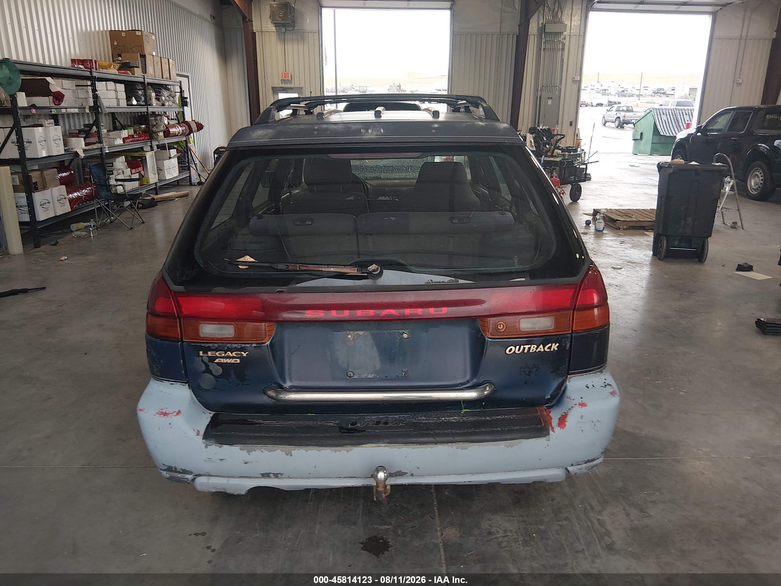 1996 Subaru Legacy Outback Blue vin: 4S3BG4850T6985316