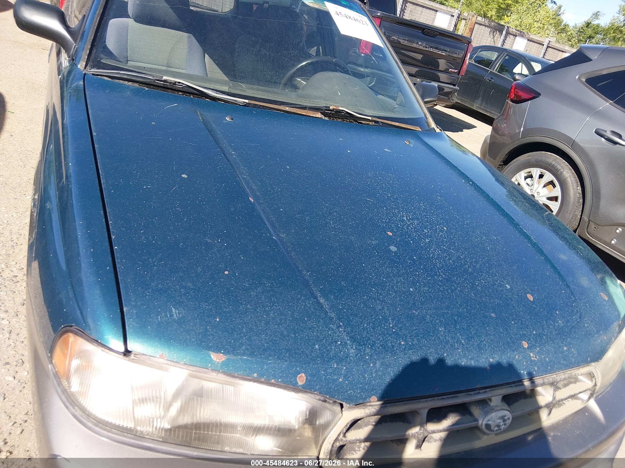 1996 Subaru Legacy Outback Зеленый vin: 4S3BG4857T6974121