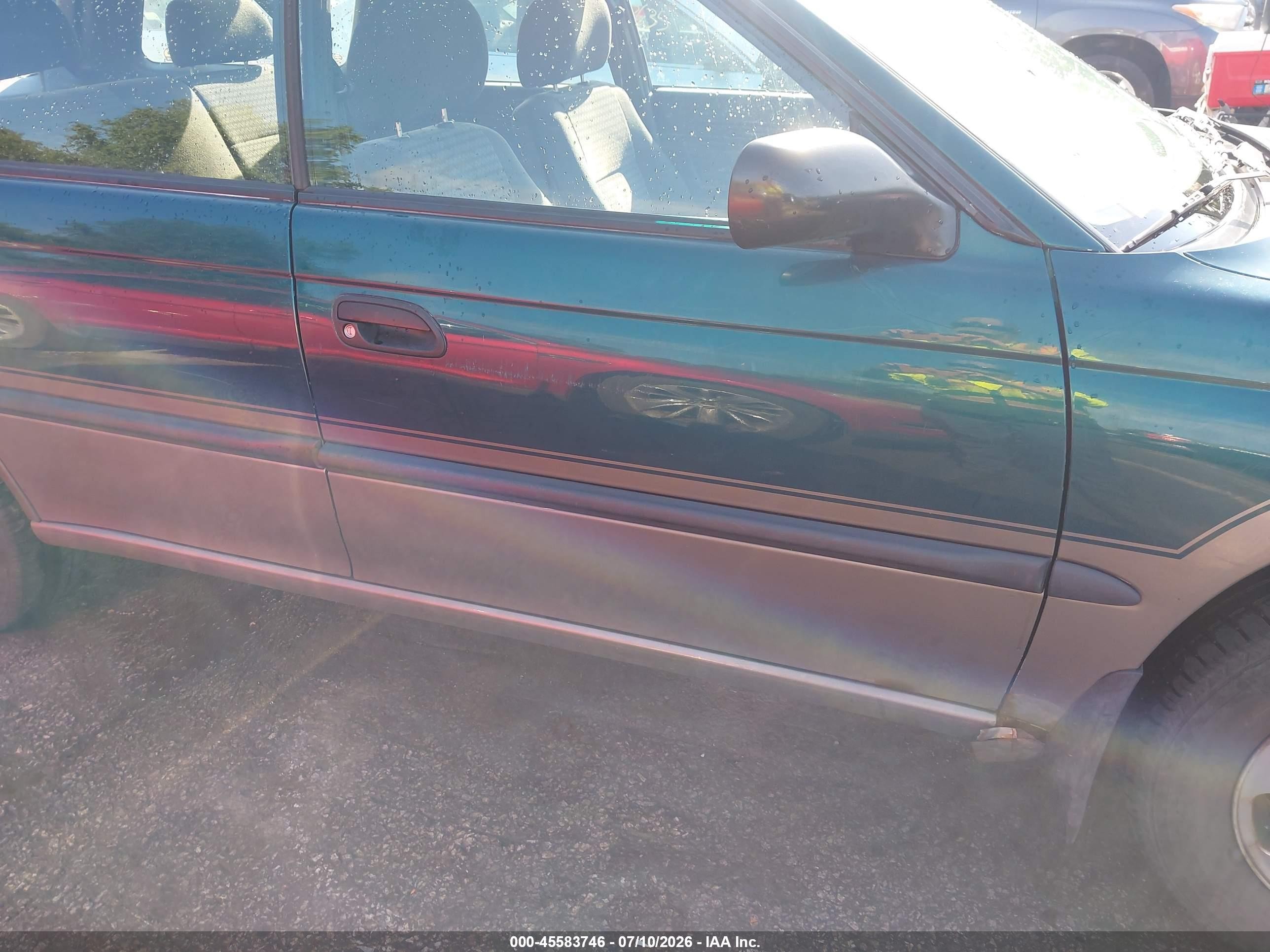 1999 Subaru Legacy 30th Ann. Outback Ltd./outback Green vin: 4S3BG6850X6653930