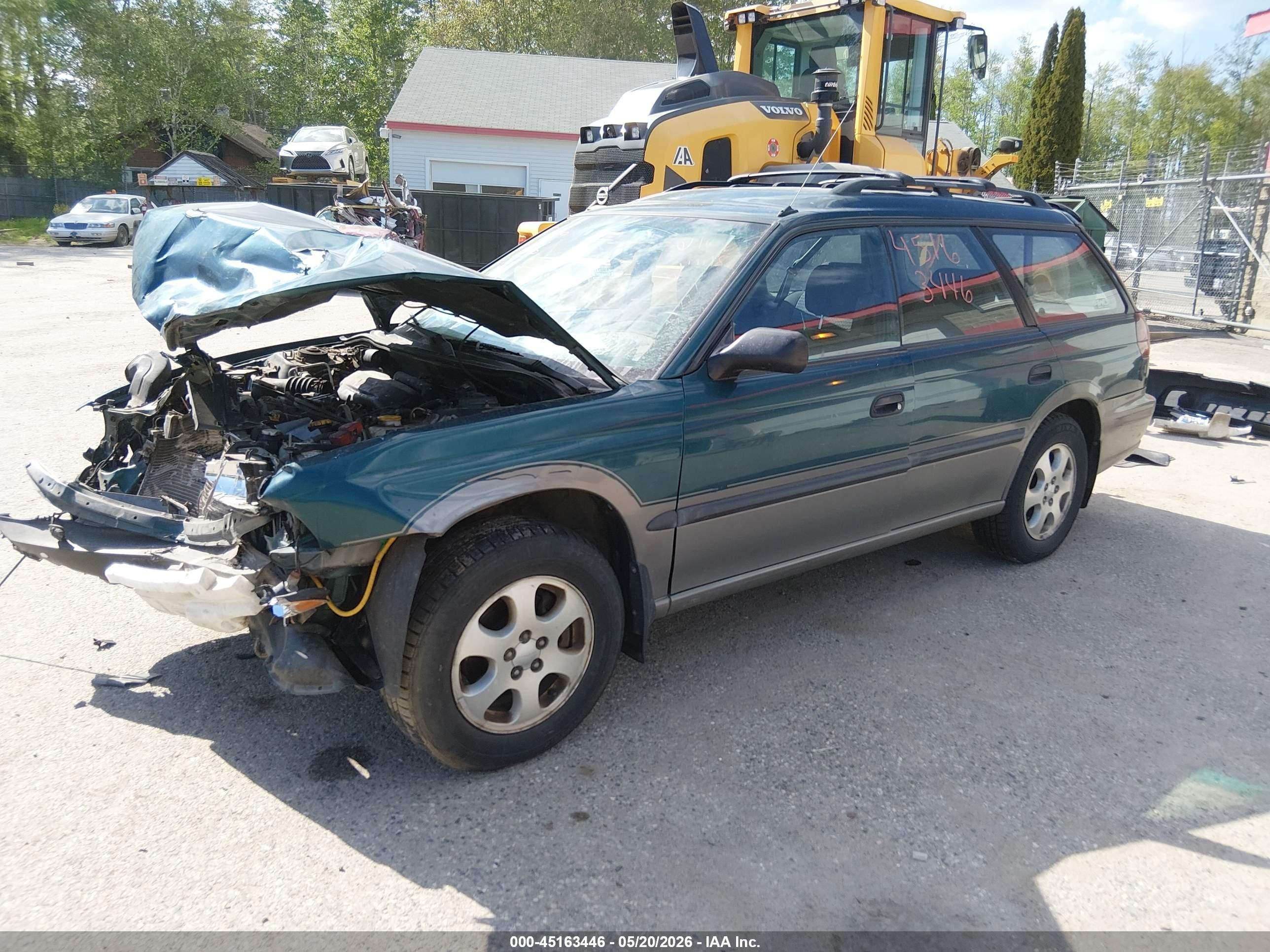 1999 Subaru Legacy 30th Ann. Outback Ltd./outback Green vin: 4S3BG6850X7615057