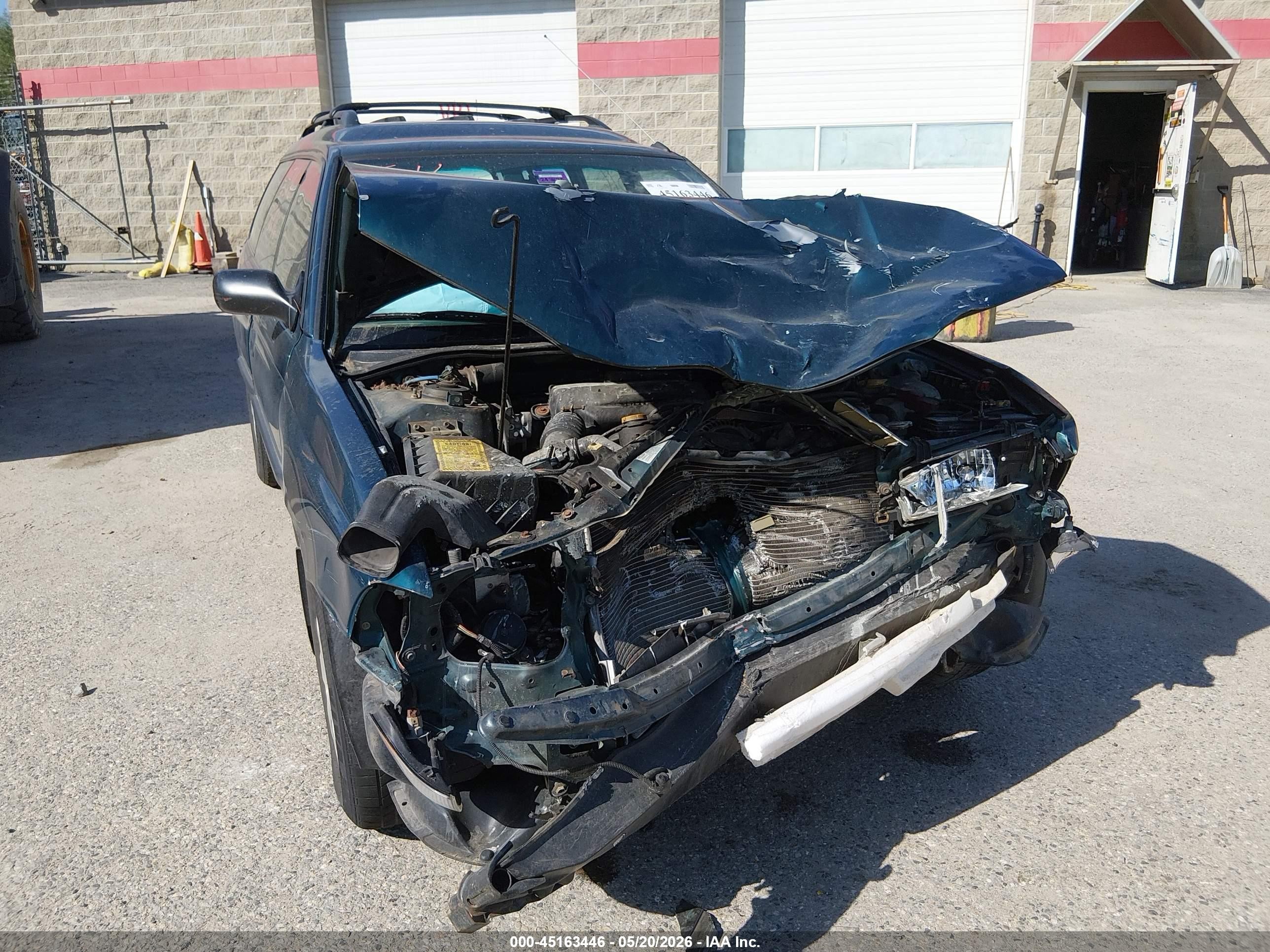 1999 Subaru Legacy 30th Ann. Outback Ltd./outback Green vin: 4S3BG6850X7615057