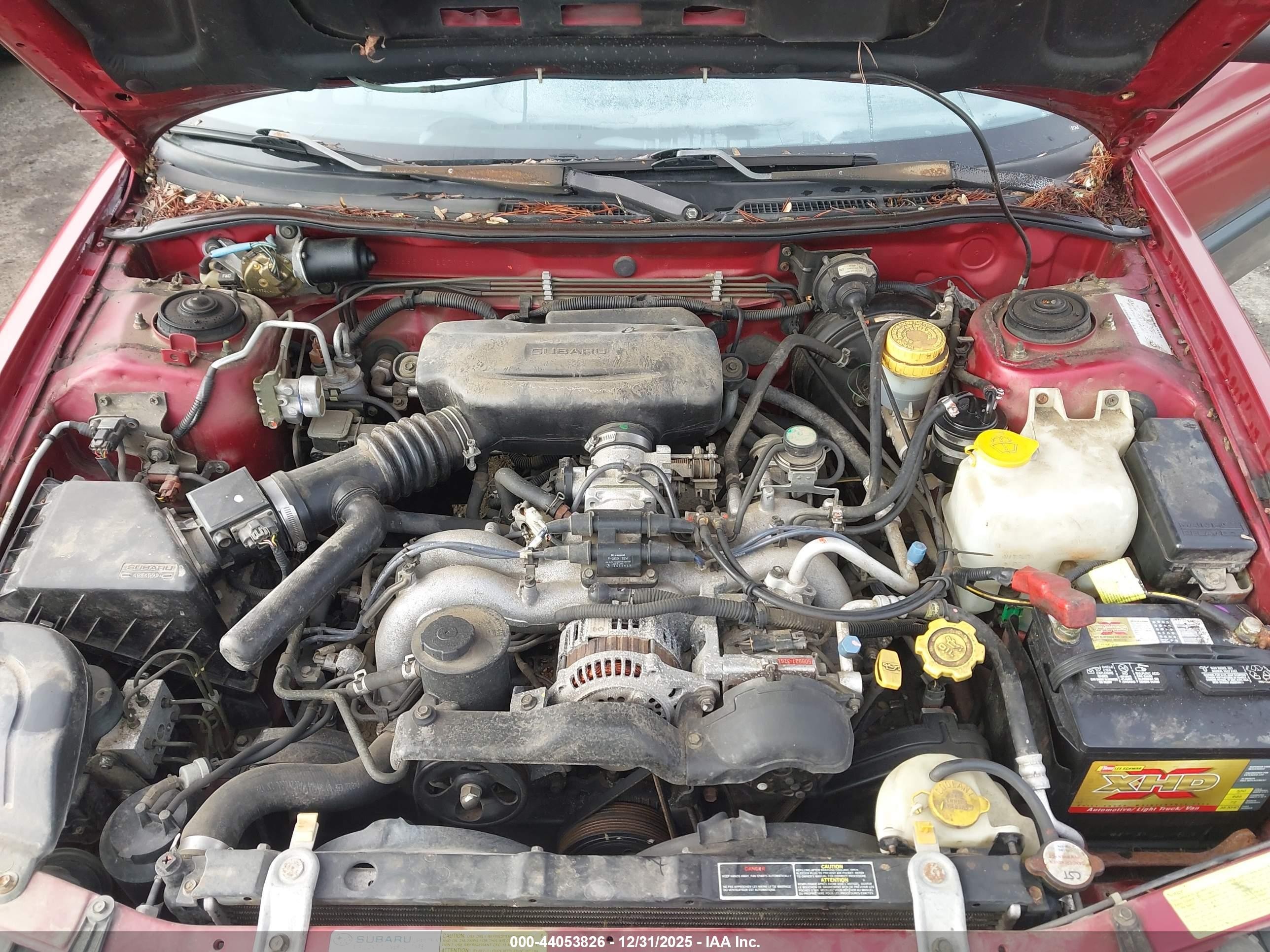 1997 Subaru Legacy Outback/outback Limited Red vin: 4S3BG6851V7607112