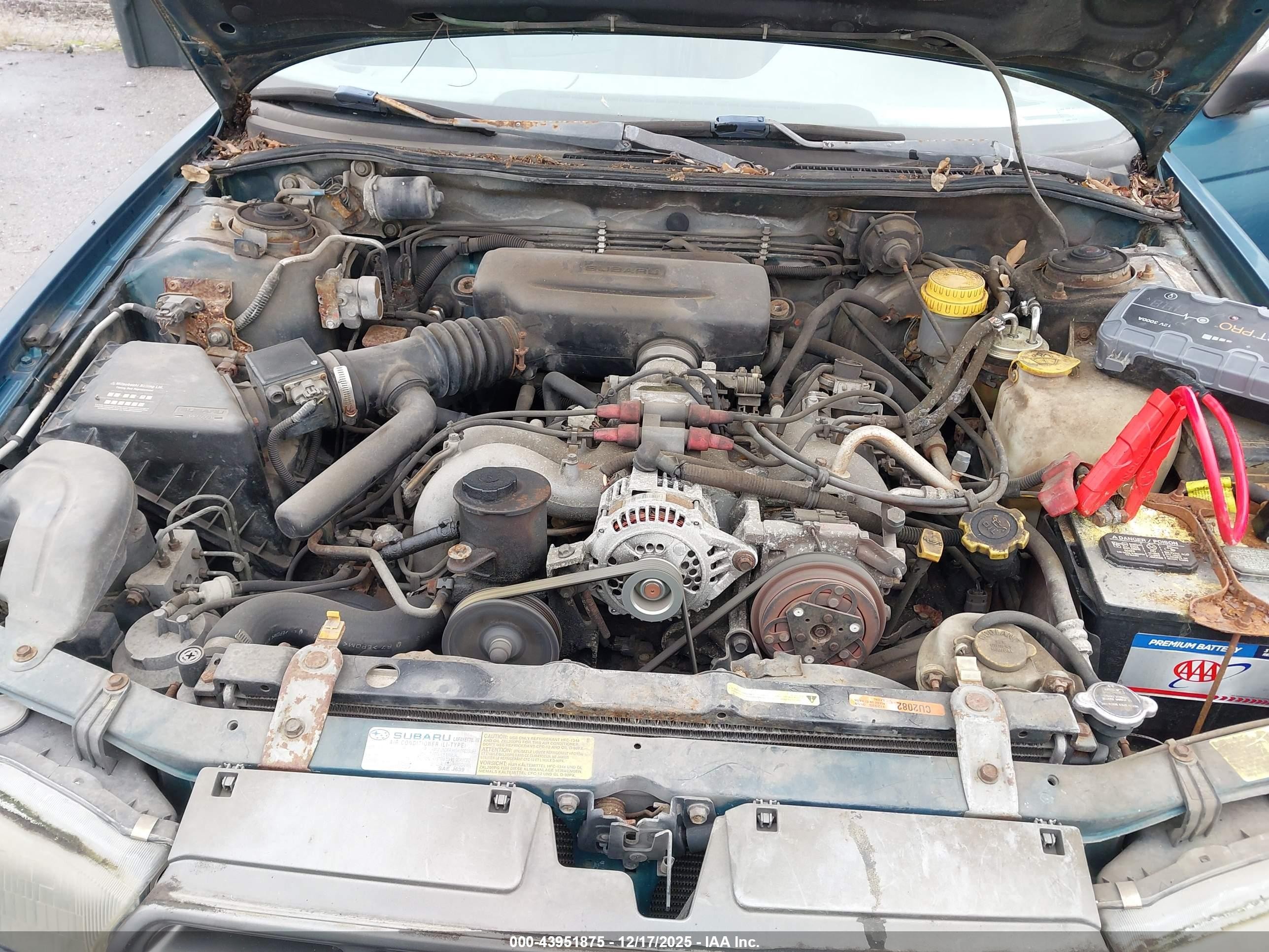 1997 Subaru Legacy Outback/outback Limited Green vin: 4S3BG6852V7608060