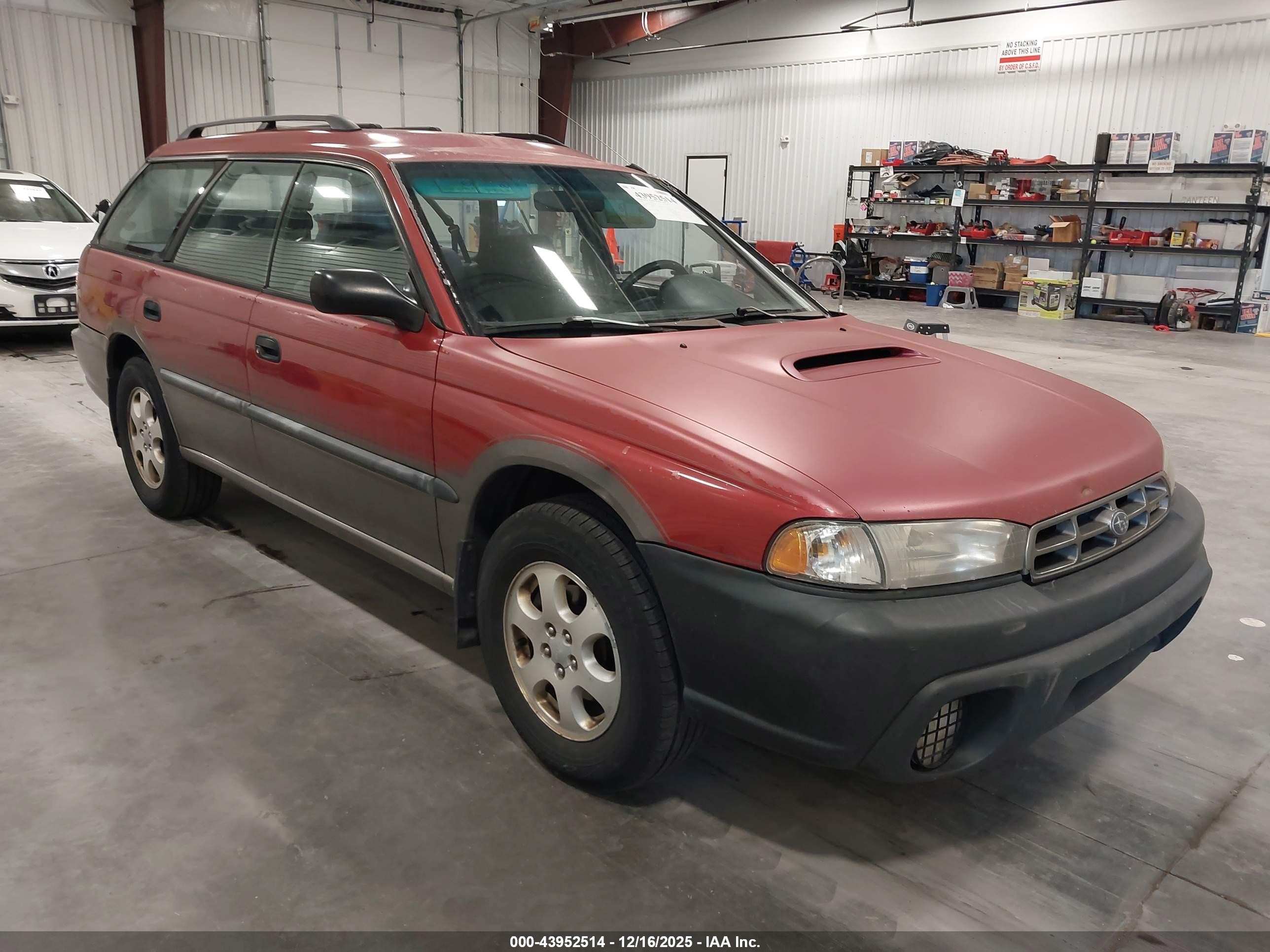 1998 Subaru Legacy Outback/outback Limited/outback Ltd 30th Ann Red vin: 4S3BG6852W6614920