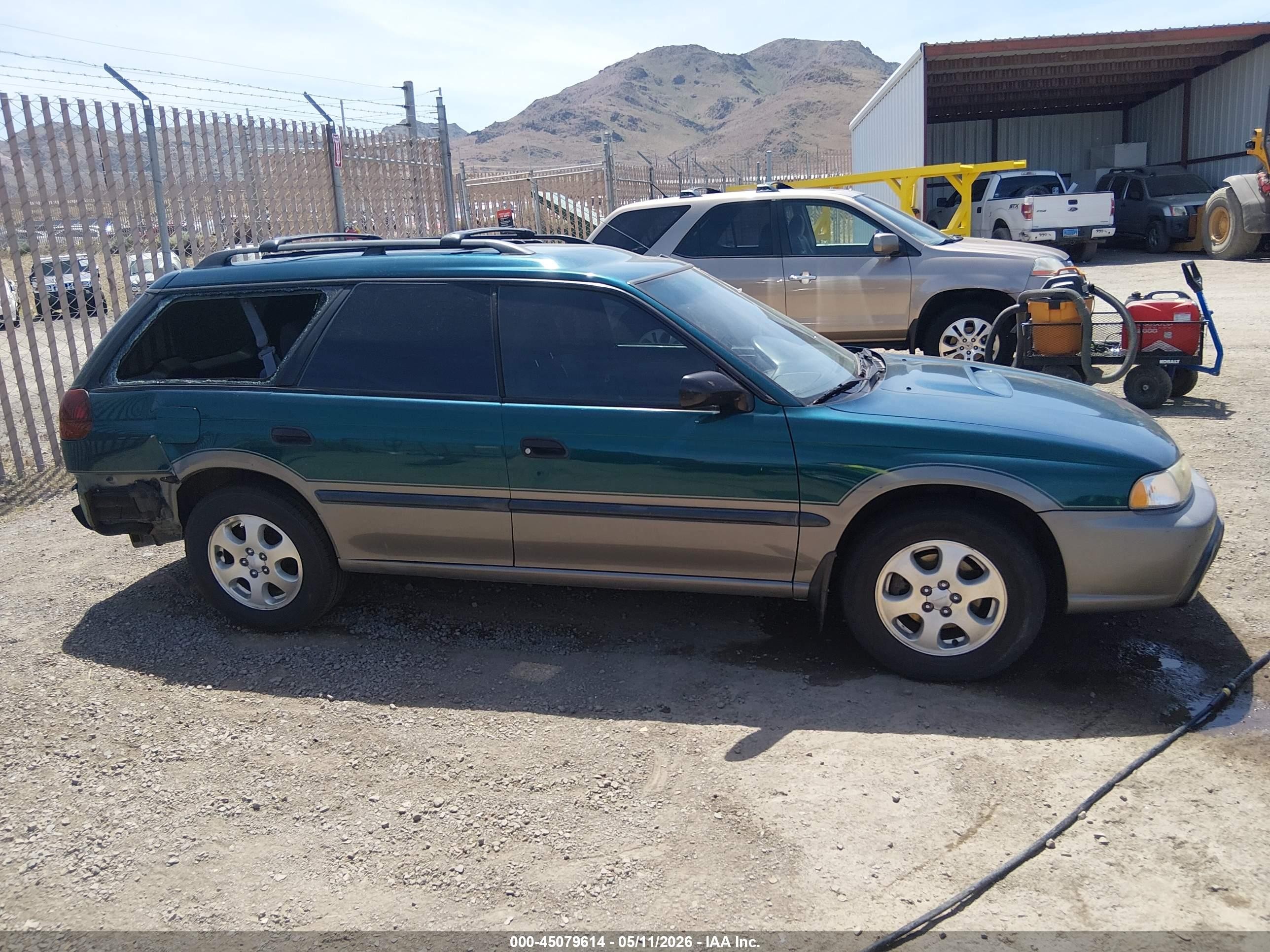 1998 Subaru Legacy Outback/outback Limited/outback Sport Бирюзовый vin: 4S3BG6852W7647989
