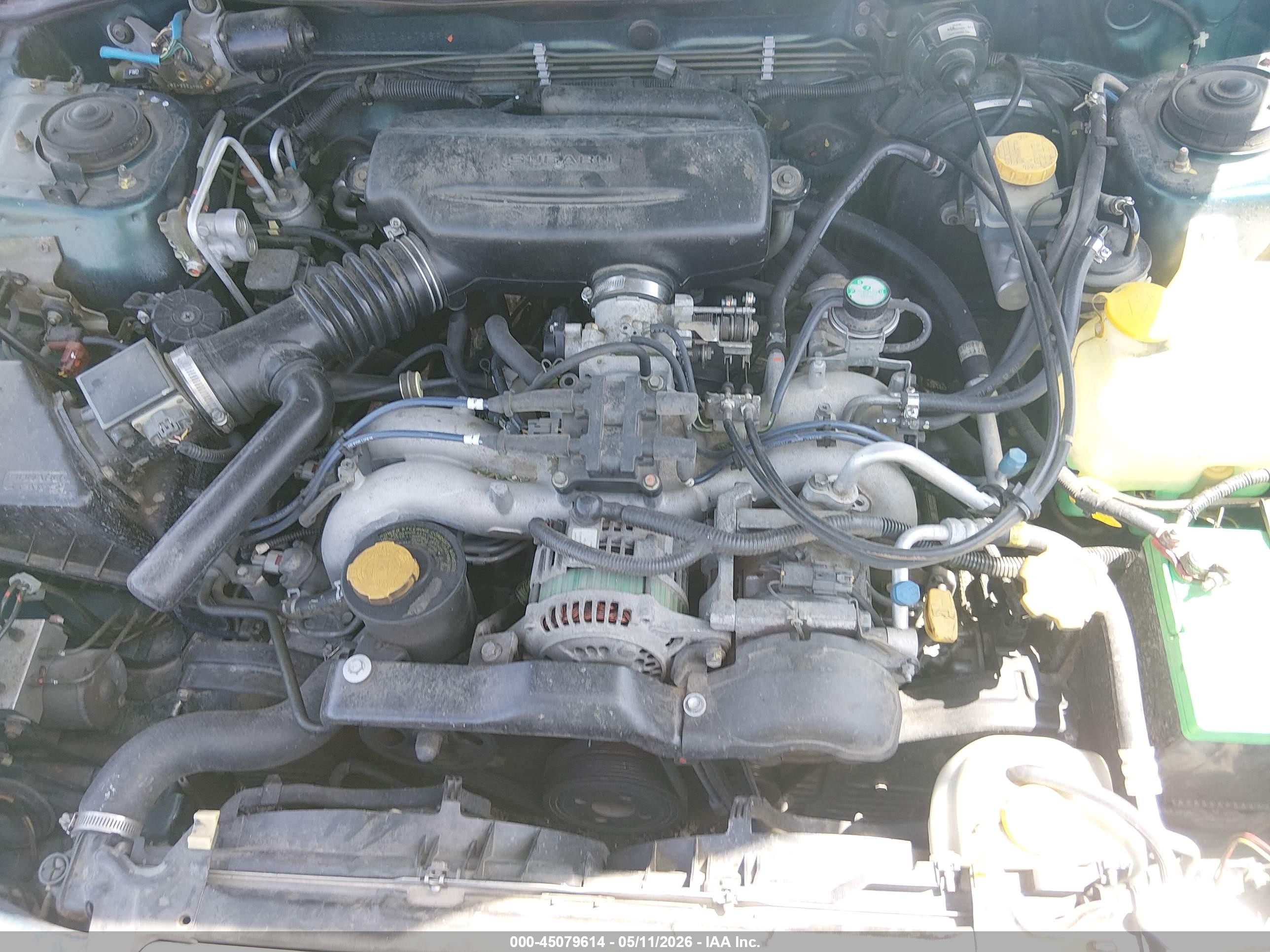 1998 Subaru Legacy Outback/outback Limited/outback Sport Бирюзовый vin: 4S3BG6852W7647989