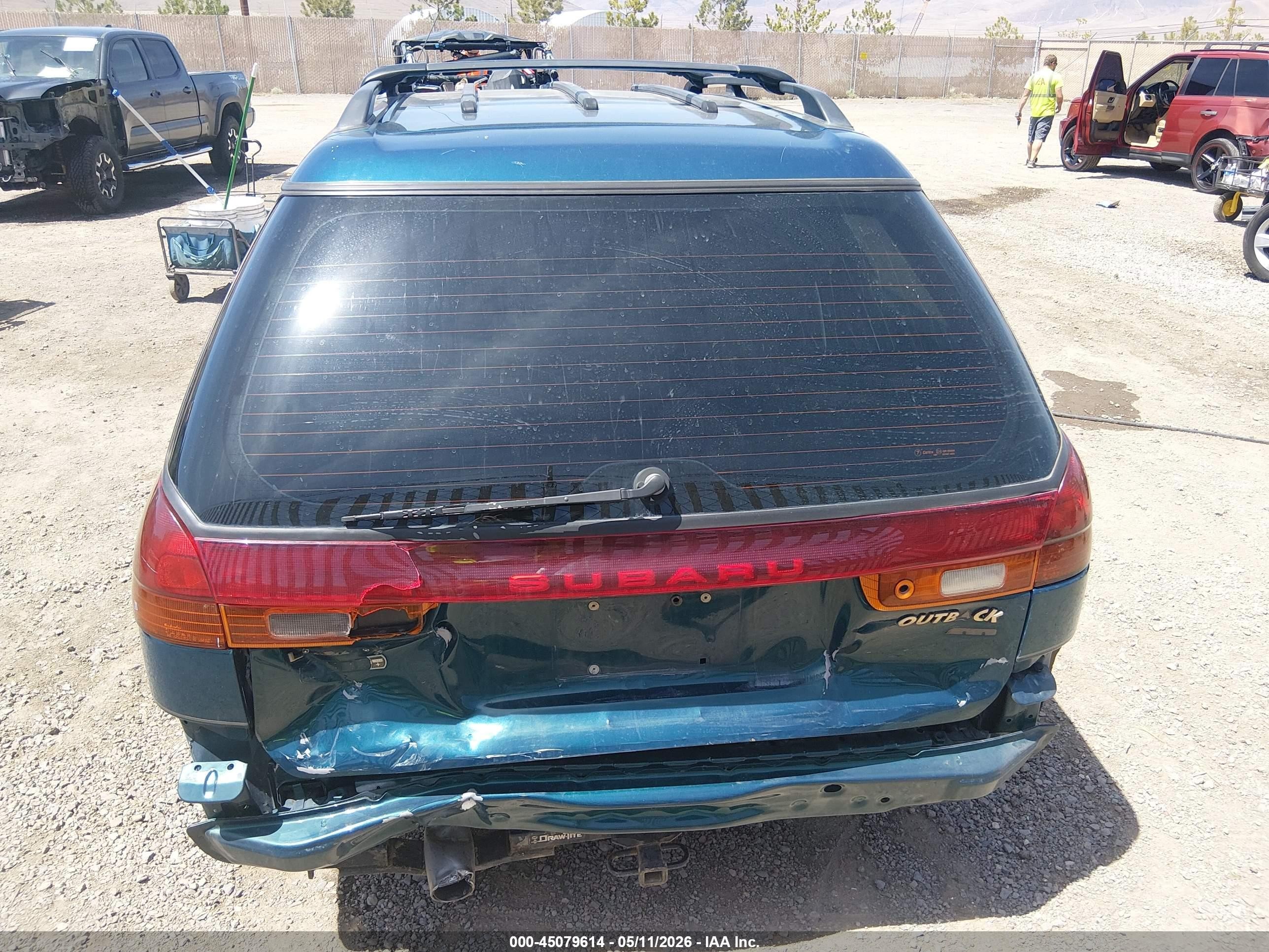 1998 Subaru Legacy Outback/outback Limited/outback Sport Бирюзовый vin: 4S3BG6852W7647989