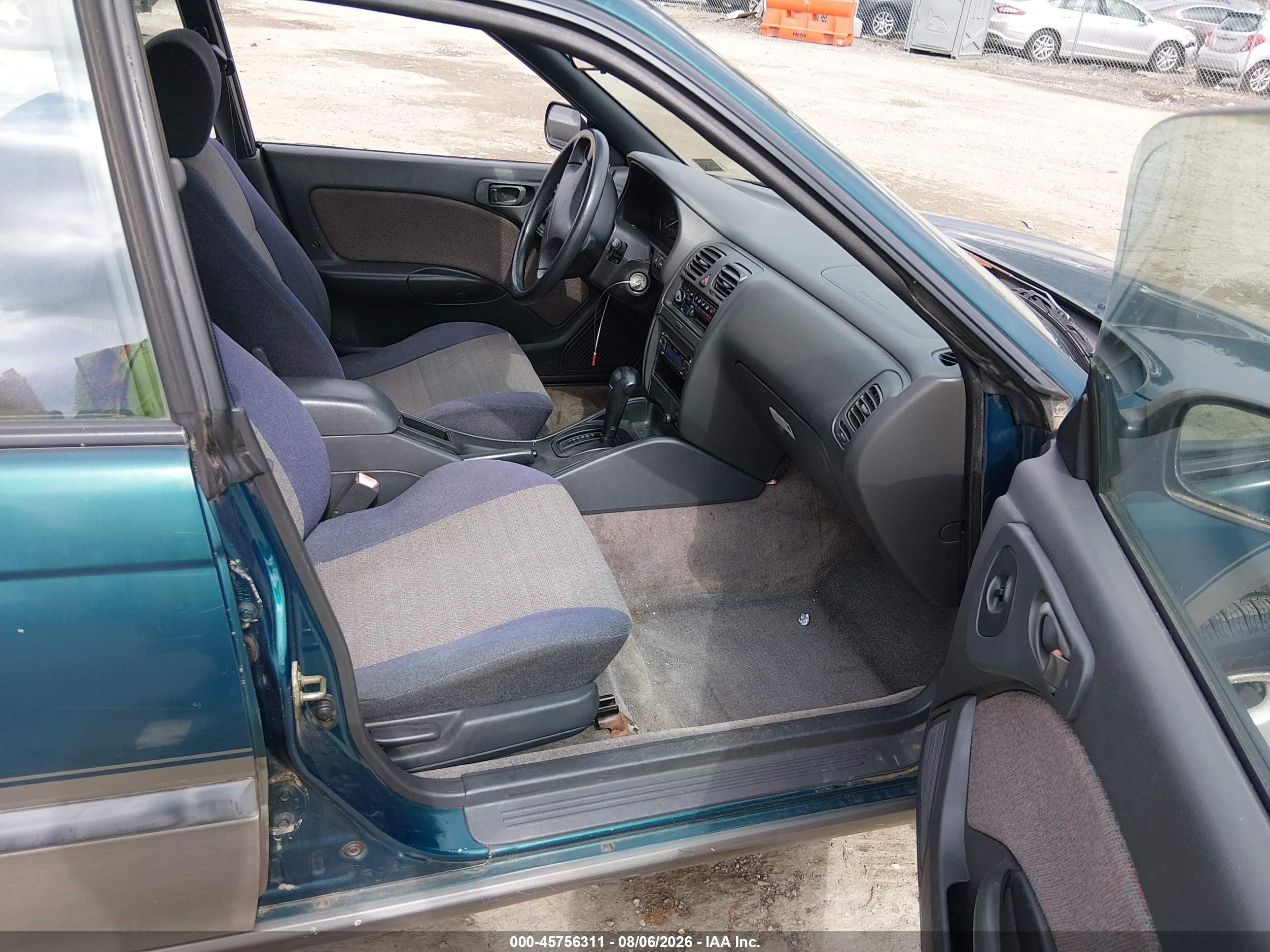 1996 Subaru Legacy Outback Green vin: 4S3BG6853T7372824