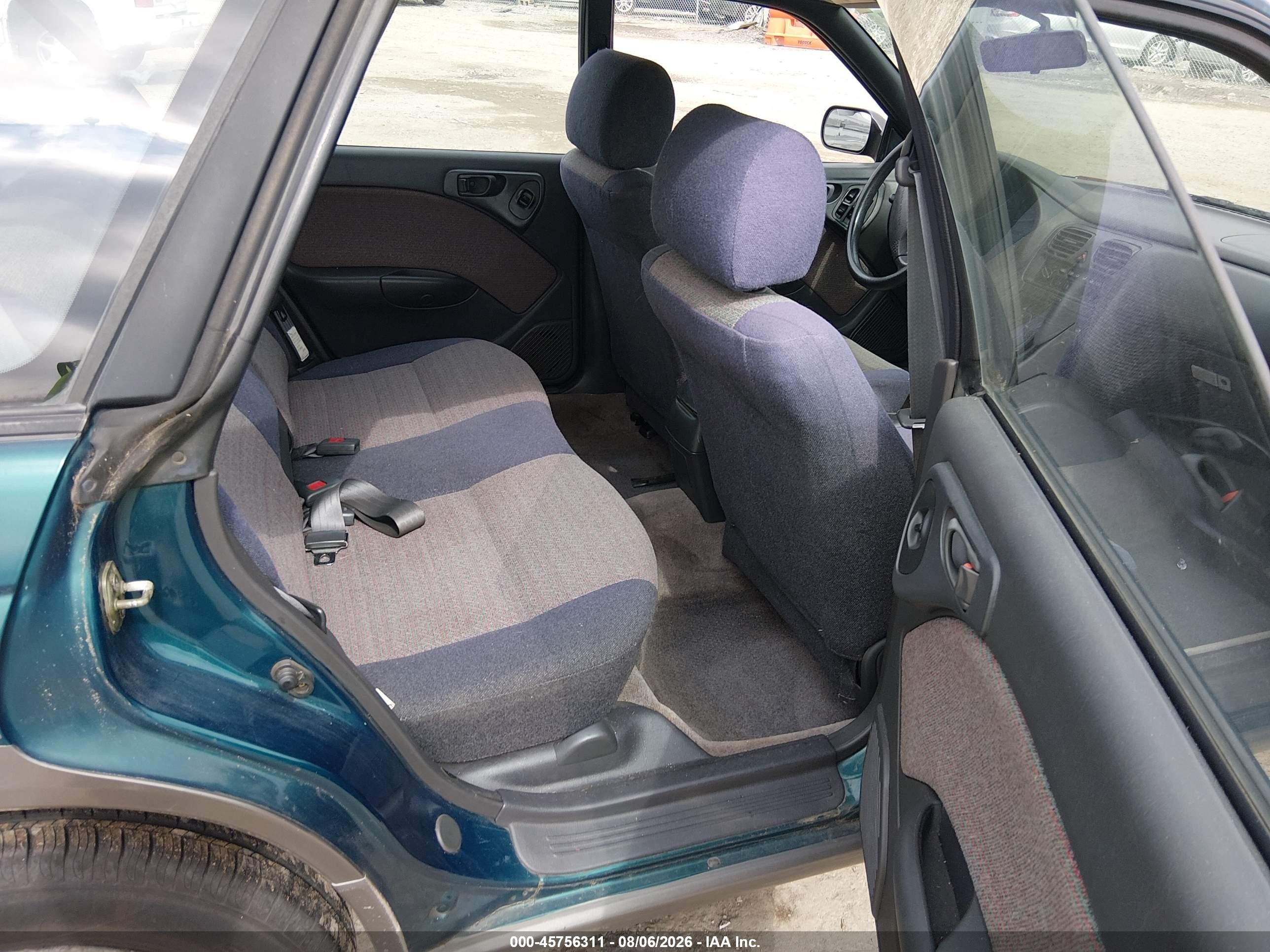 1996 Subaru Legacy Outback Green vin: 4S3BG6853T7372824